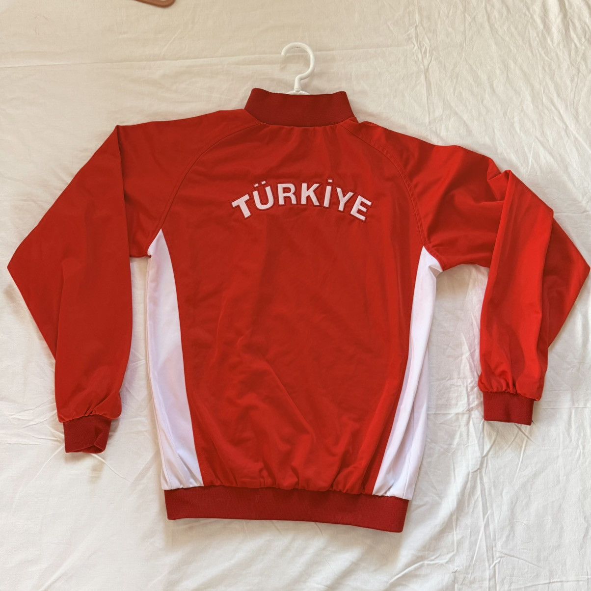 Nike Nike Türkiye Embroidered Track Jacket Red XXL Y2K Size US XXL / EU 58 / 5 - 15 Thumbnail