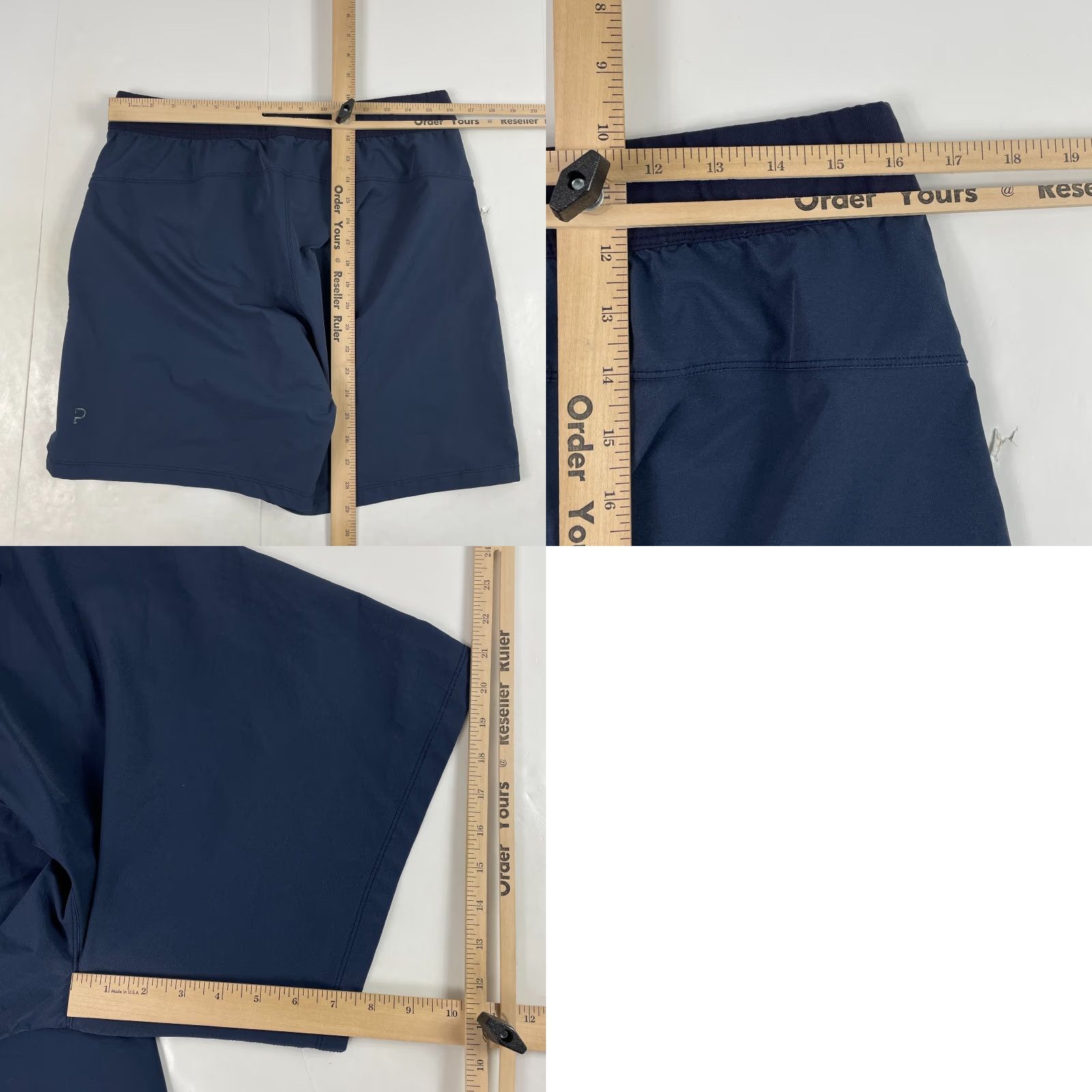 Vintage Public Rec Shorts Mens 36 x 7 Blue Flex Athletic Nylon Polyester Spandex Drawstring Pockets Lightweight Moisture Wicking 7 in Inseam Clothing Mens Size US 36 / EU 52 - 9 Thumbnail