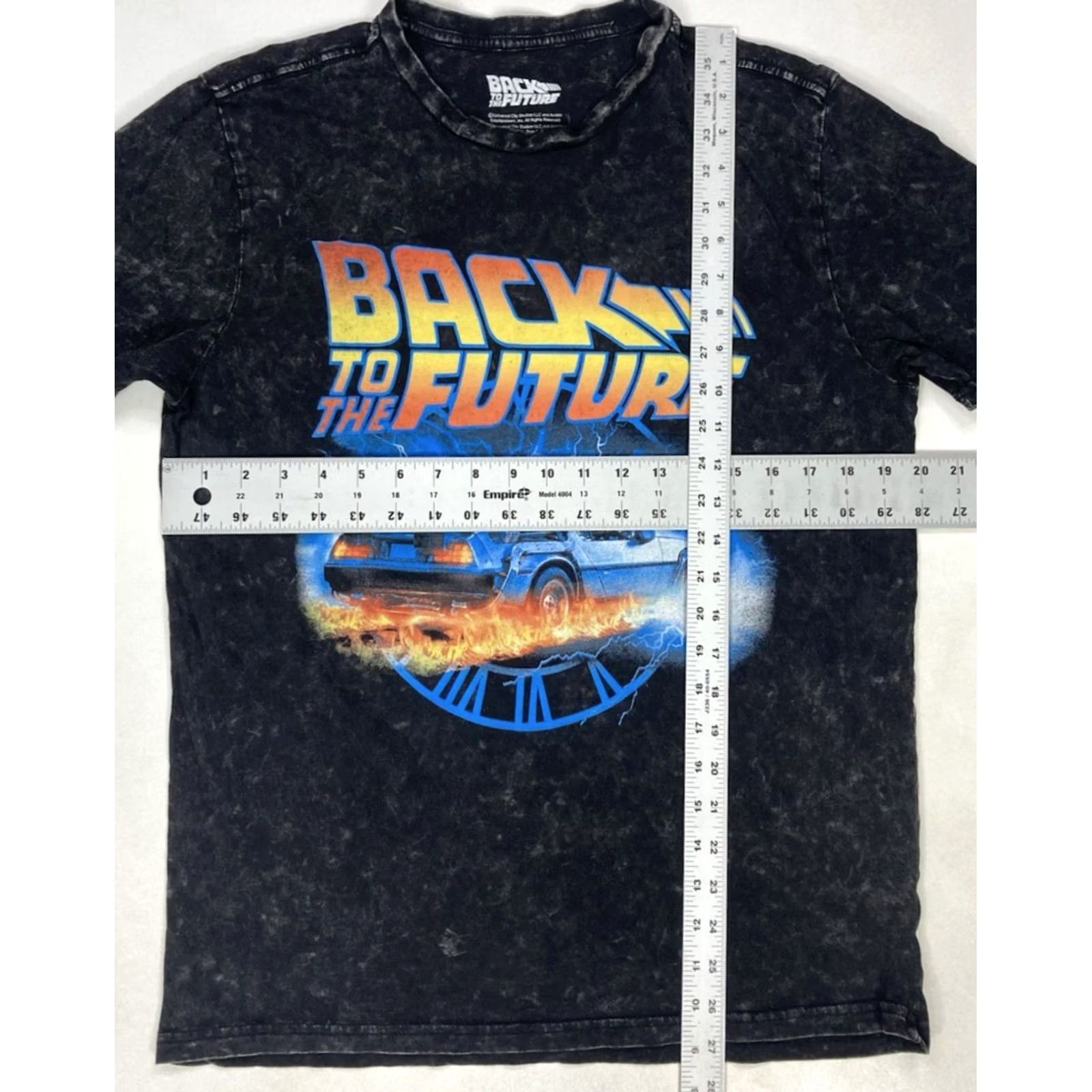 Vintage VINTAGE Back to the Future Graphic Print T-shirt Men Small Black Acid Wash Shirt, Movie, Retro, 80s, Logo, All Seasons, Cotton, Short Sleeve Size US S / EU 44-46 / 1 - 5 Thumbnail