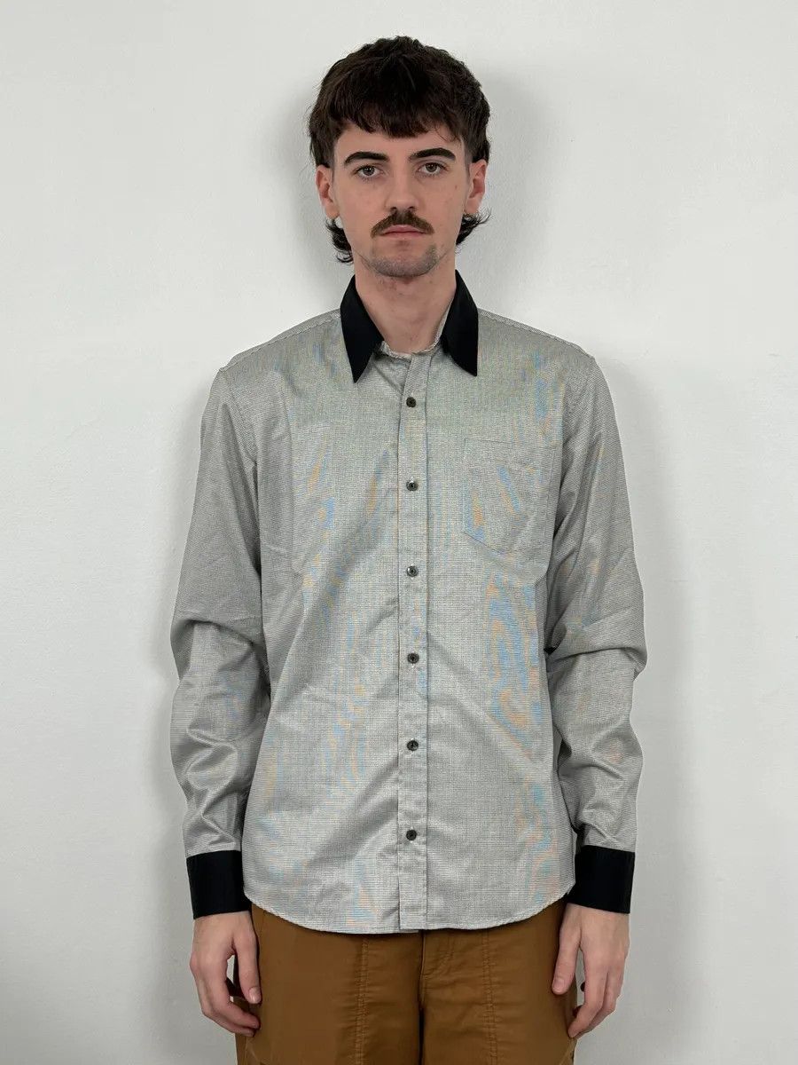 Dries Van Noten Dries Van Noten Checkered Black & White Shirt Size US M / EU 48-50 / 2 - 2 Thumbnail