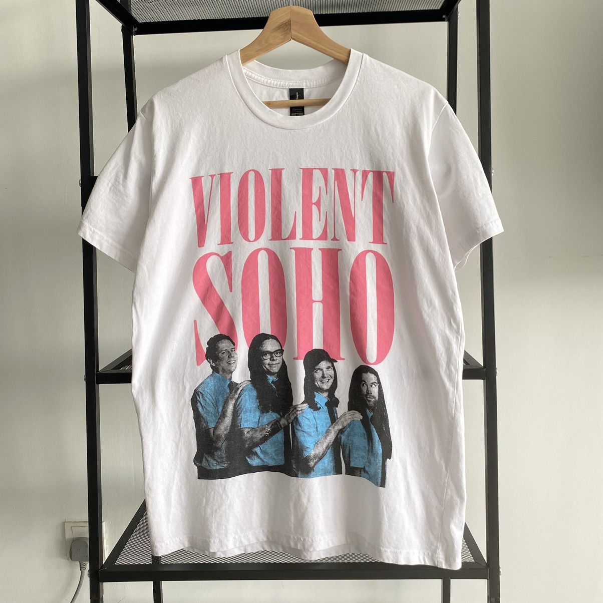 Band Tees Violent Soho Australian Band ERD GRUNGE THRASHED VINTAGE TEE Size US M / EU 48-50 / 2 - 1 Thumbnail