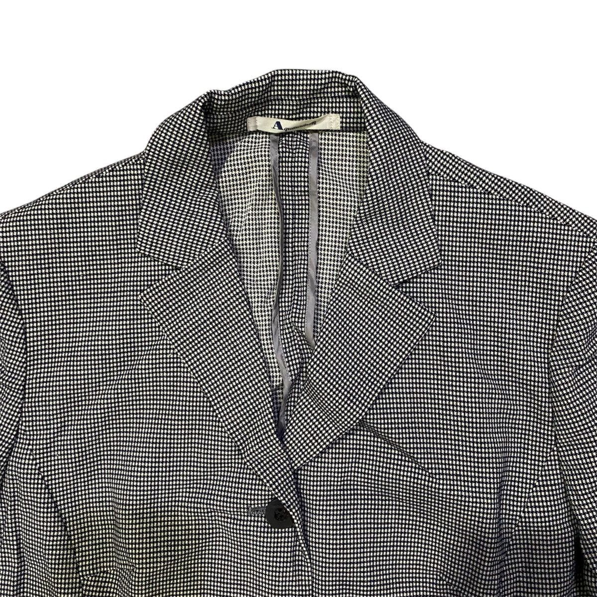 Aquascutum Aquascutum Japan Mini Check Wool Blazer – Archival Tailoring Size 34S - 7 Thumbnail