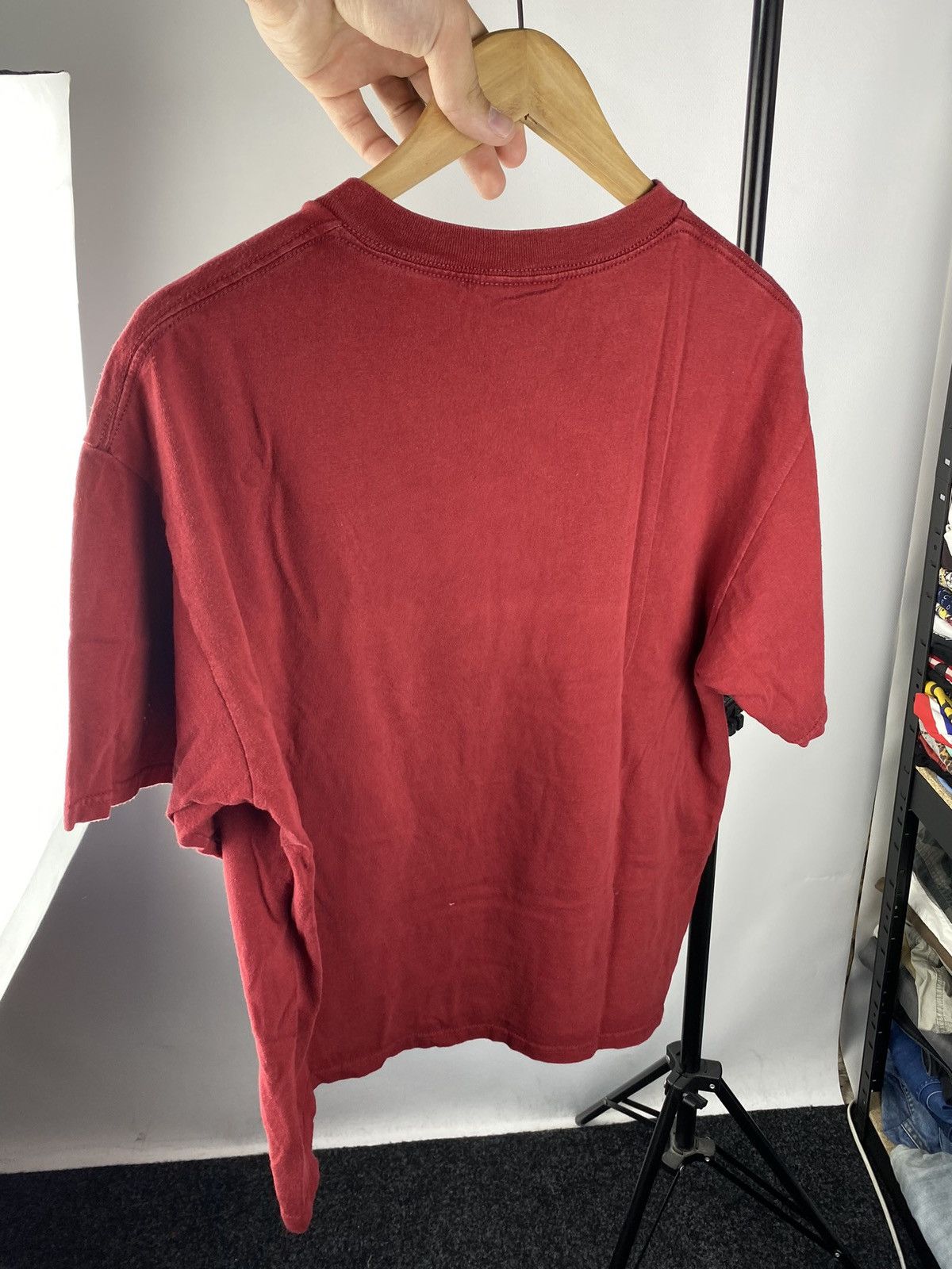 Jansport × Vintage 90s🔥Jansport Stanford Cardinal 2000 Usa Made Tee red Size US L / EU 52-54 / 3 - 4 Thumbnail