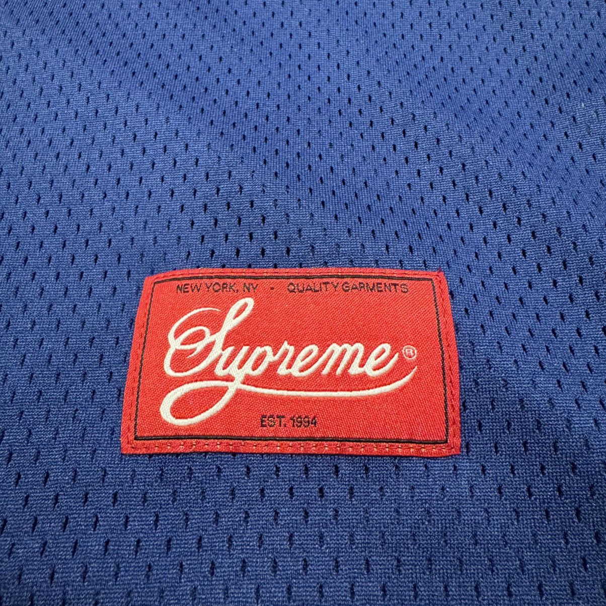 Supreme Supreme SS24 Spiderweb Football Jersey Navy Size Small Size US S / EU 44-46 / 1 - 3 Thumbnail