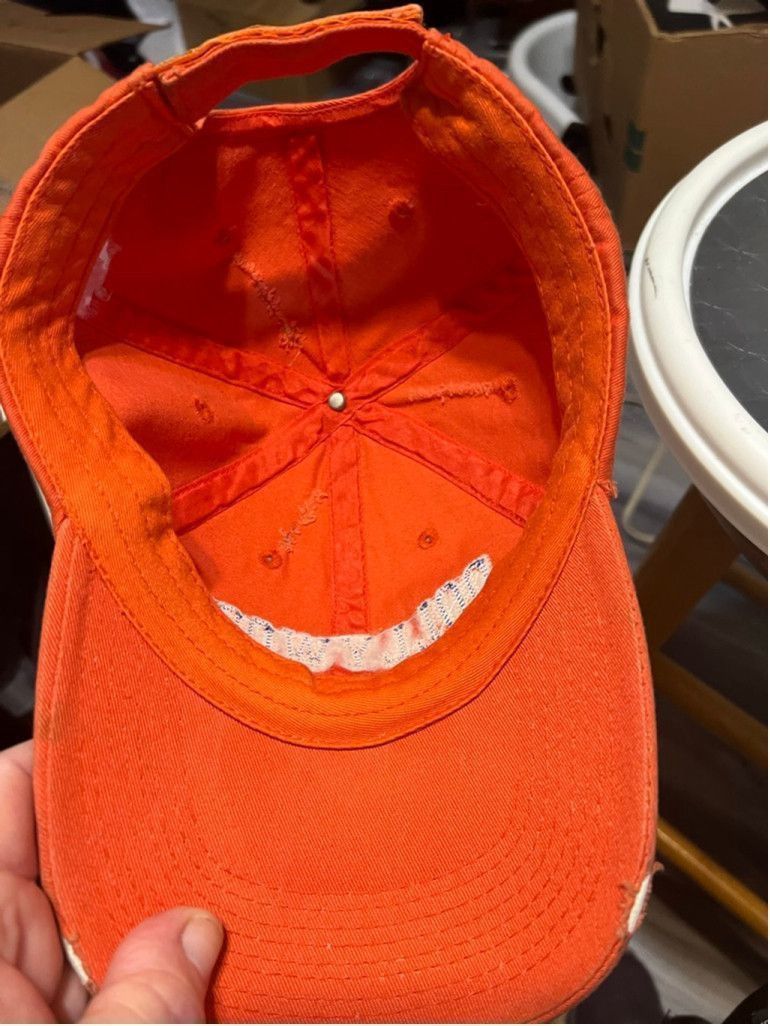 Other Men's Dollywood Orange Blue Distressed Baseball Cap Size ONE SIZE - 5 Thumbnail