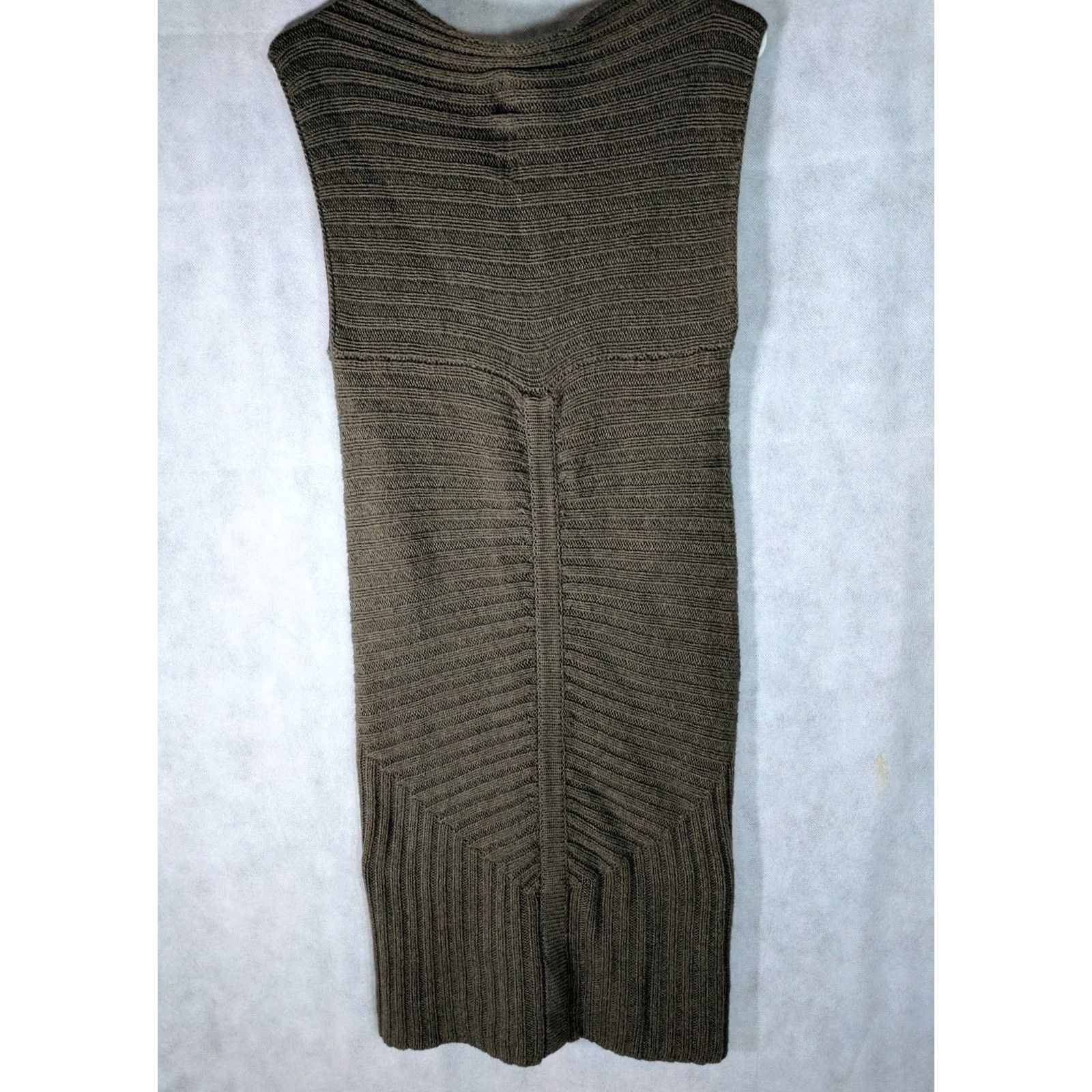 Rick Owens VINTAGE Rick Owens FW11 Limo Alpaca Ribbed Long Tunic Size Small Drkdust Women Sweater Tunic DARK DUST S Size S / US 4 / IT 40 - 3 Thumbnail