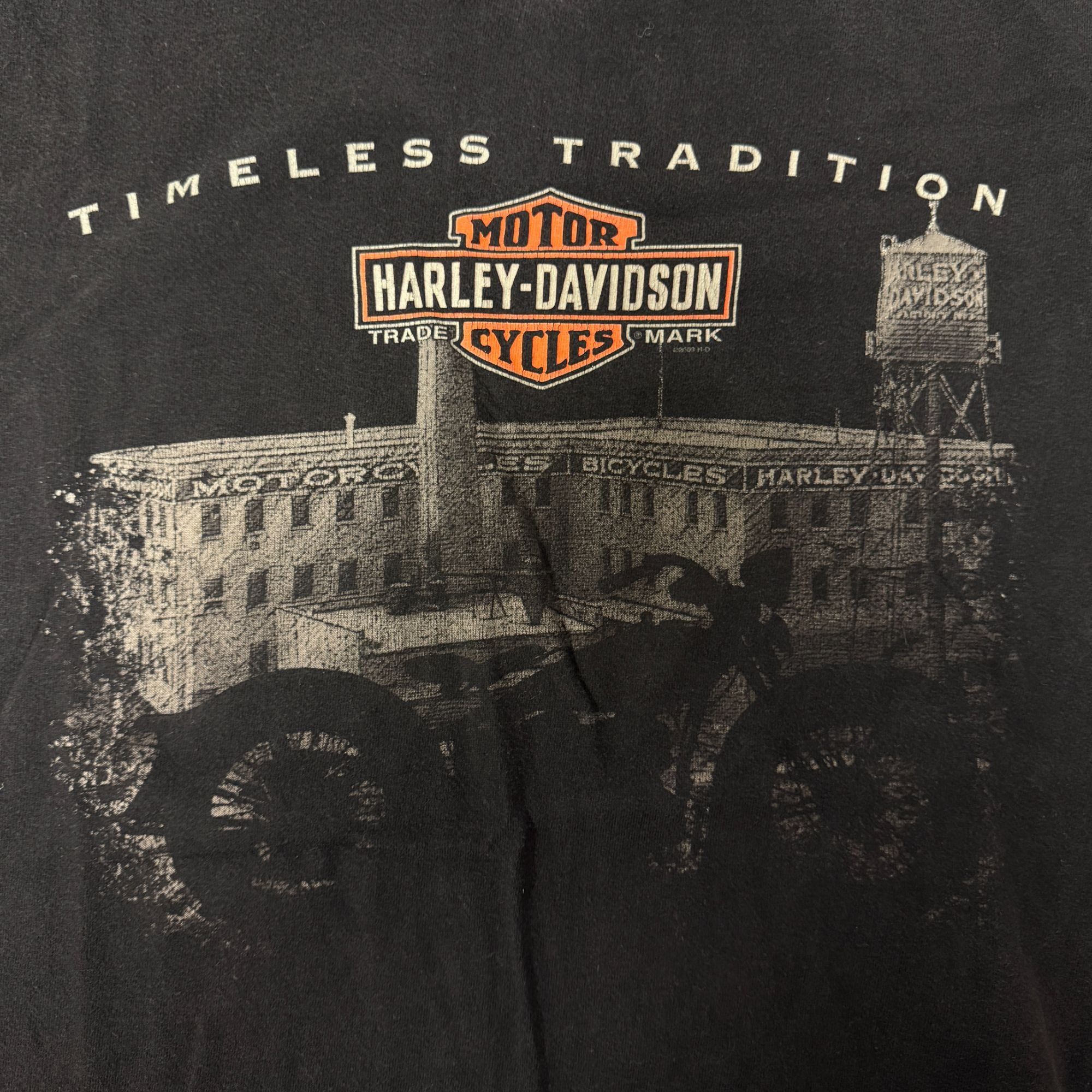 Harley Davidson 90’s Motorcycle COWBOYS ALAMO CITY Texas Longhorn BIKER Tee Size US M / EU 48-50 / 2 - 5 Thumbnail