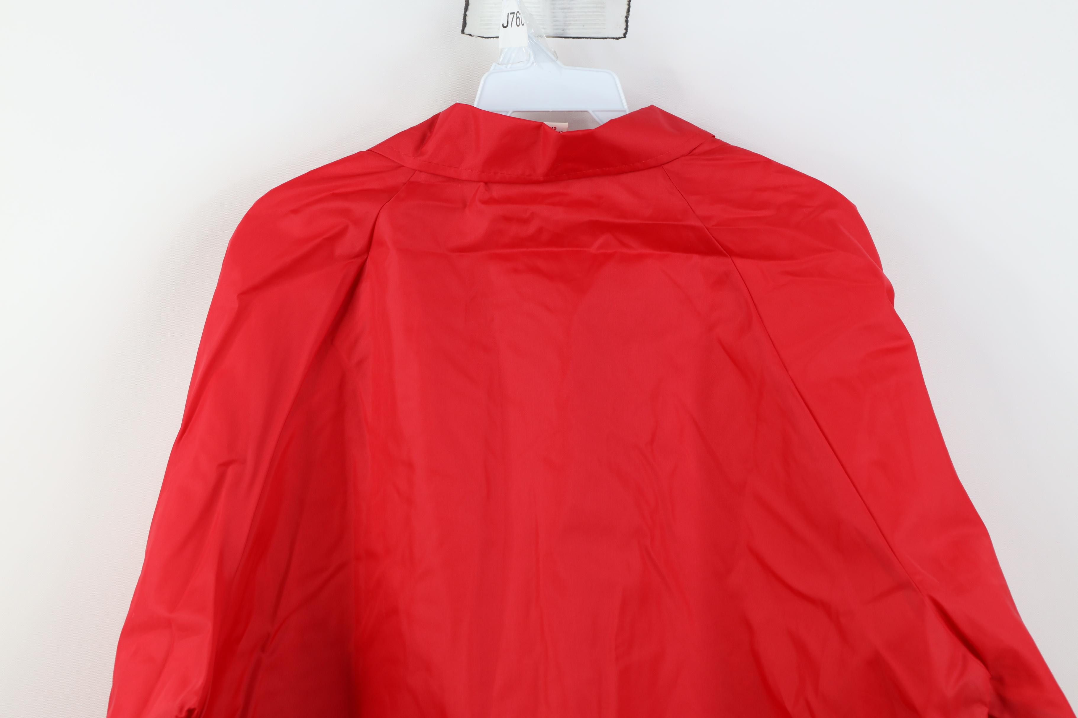 Vintage Vintage 70s Streetwear Coaches Windbreaker Jacket USA Red Size US XL / EU 56 / 4 - 13 Thumbnail