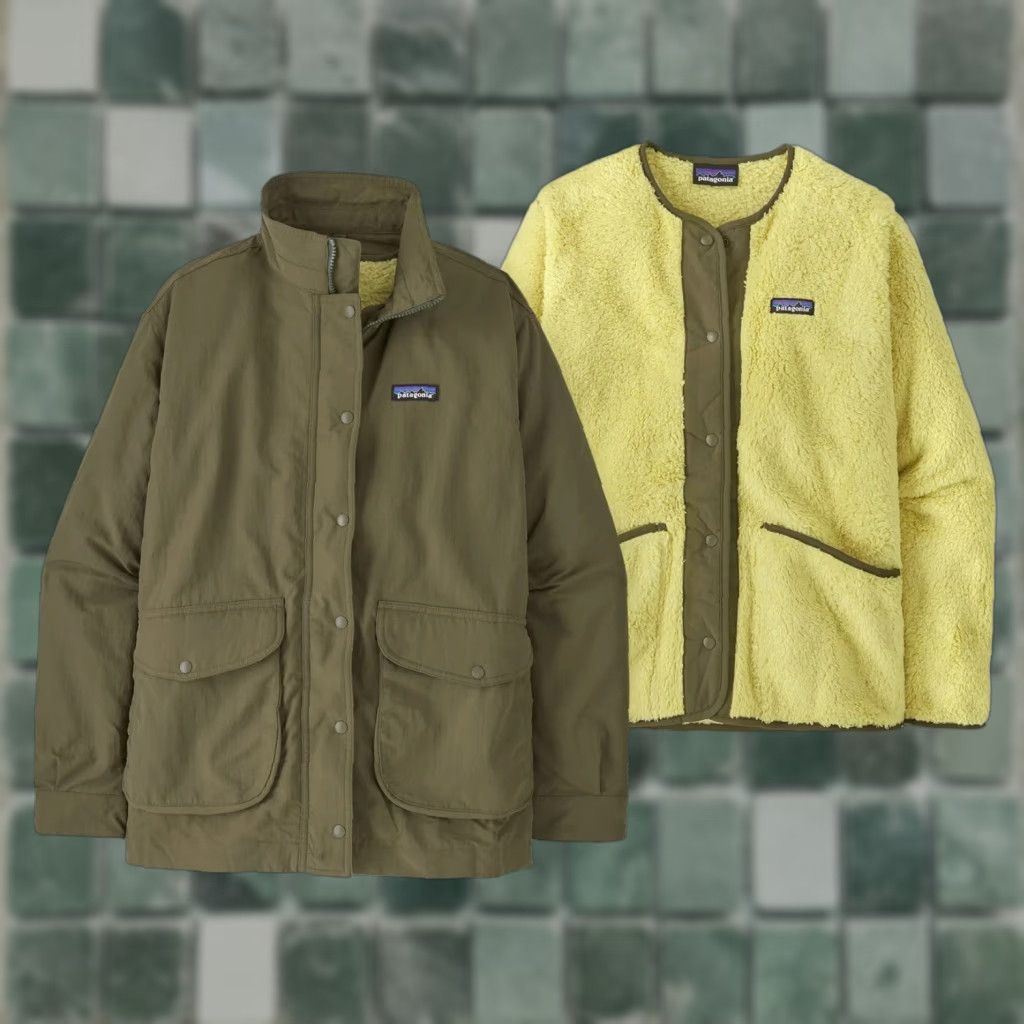 Patagonia Patagonia Skysail 3-in-1 Coat Women Large Green Nylon Waterproof Windproof Zipper Pockets 3-in-1 Jacket L Knit NWT Fabric: Soft Shell/Polyester Lining Size L / US 10 / IT 46 - 1 Thumbnail