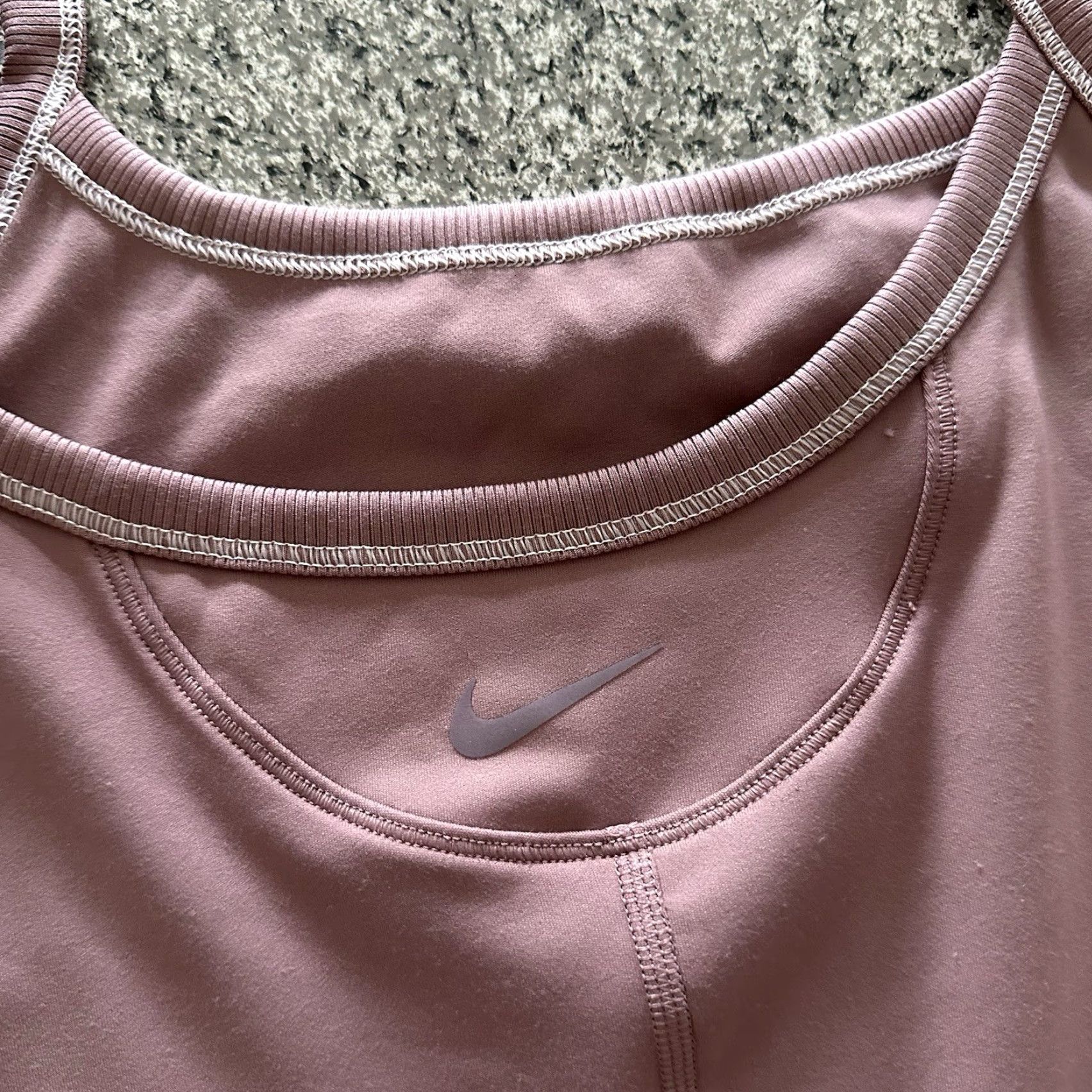 Nike Nike One Dri-FIT Bodysuit One Piece Women's Size L Smoky Mauve FQ2161-203 Size S / US 4 / IT 40 - 6 Thumbnail