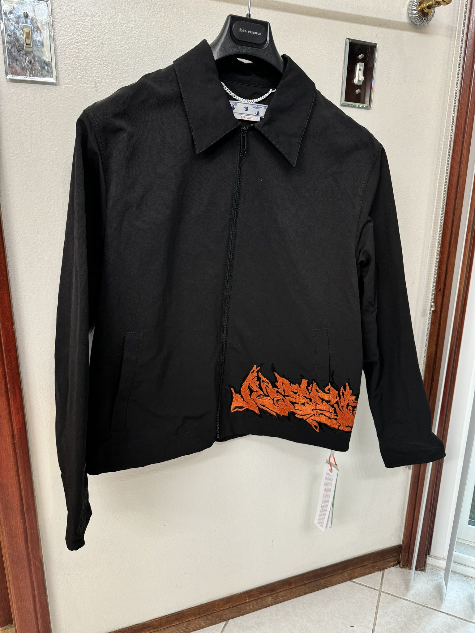 Off-White NWT OFF-WHITE™ Neen Harrington Style Jacket (MSRP$2265) Size US L / EU 52-54 / 3 - 1 Thumbnail