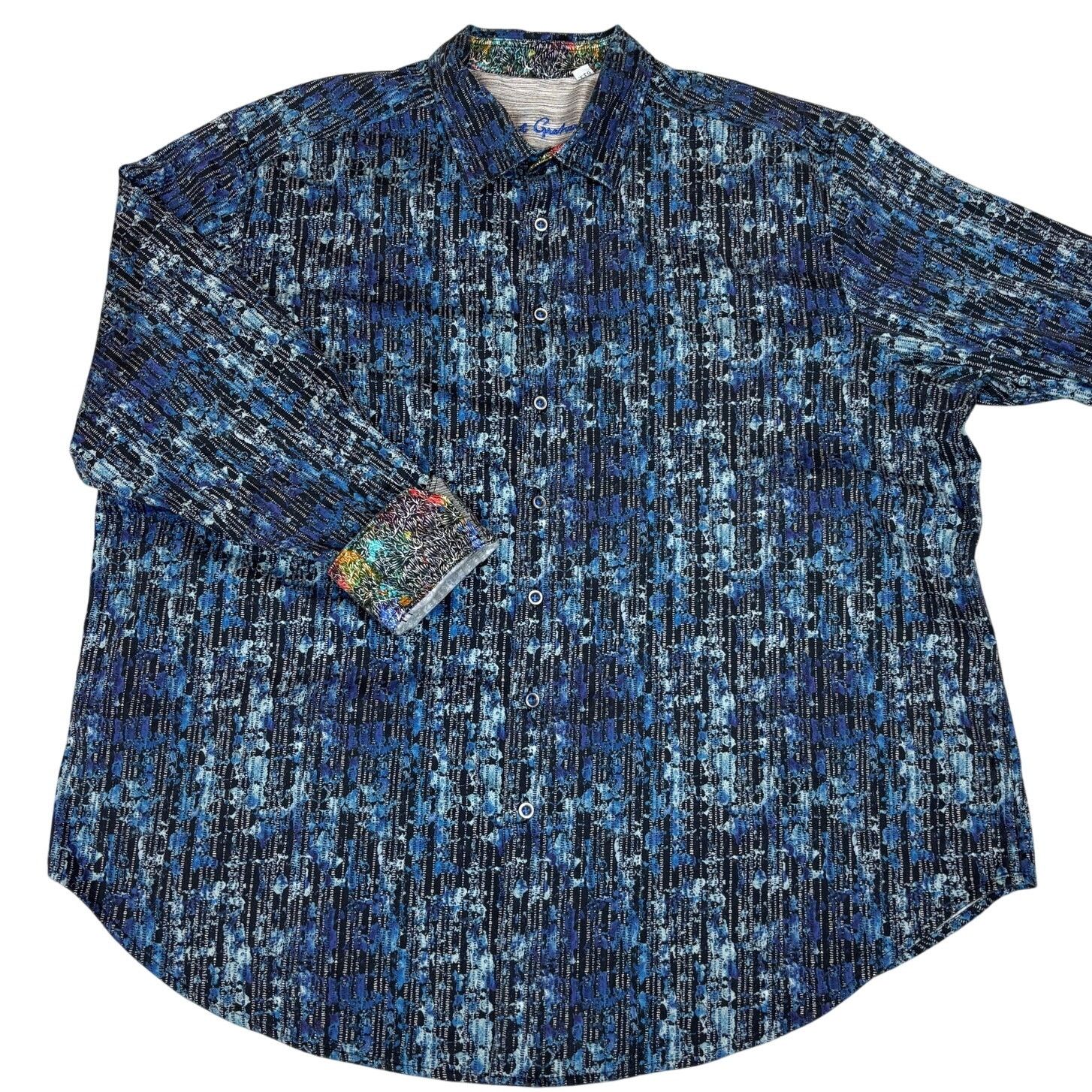 Robert Graham Robert Graham Abstract Pattern Flip Cuff Button Up Shirt 2XL Size US XXL / EU 58 / 5 - 1 Thumbnail