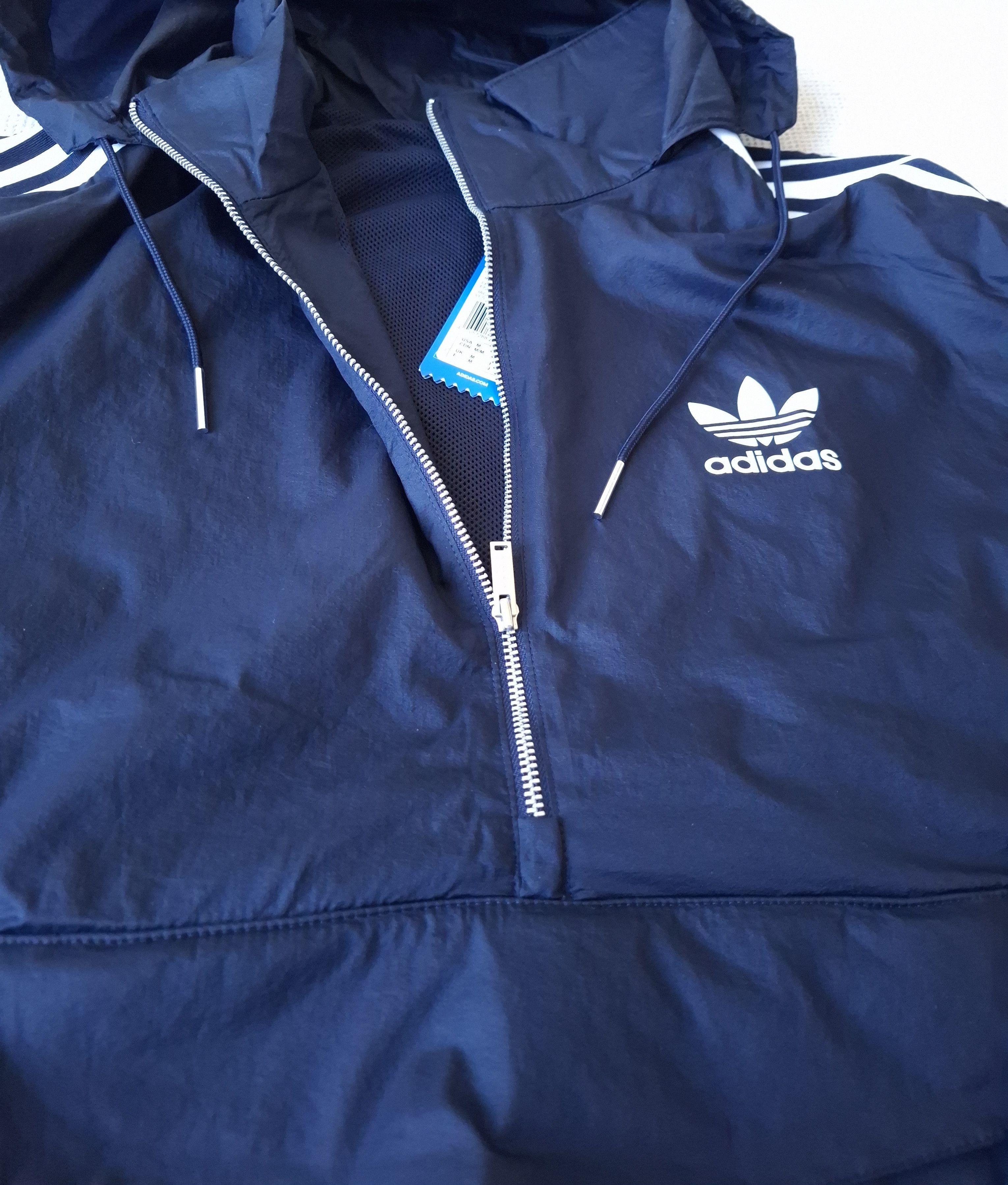 Adidas rare NWT 2017 Adidas Modern Windbreaker sz M spzl half zip Size US M / EU 48-50 / 2 - 4 Thumbnail