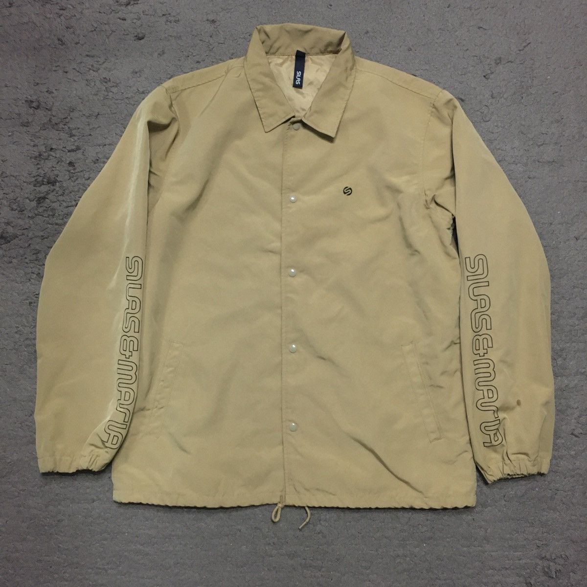 Vintage Silas Spellout Brown Coach Jacket | Grailed