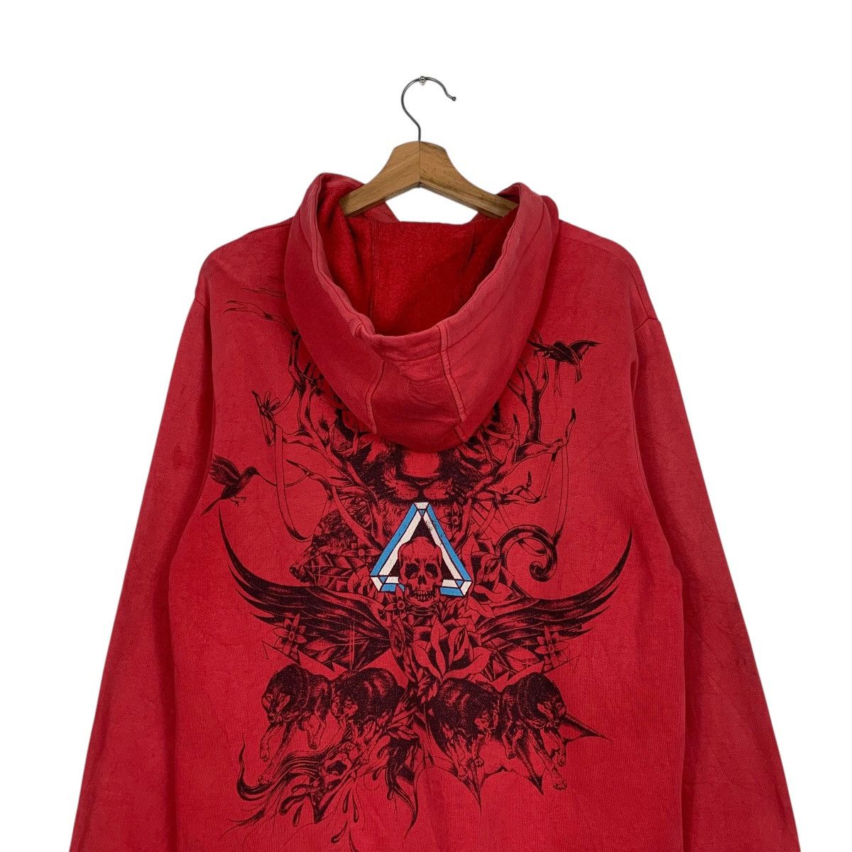 Japanese Brand Vintage Insight Fifty One Big Print Hoodie Size US S / EU 44-46 / 1 - 8 Thumbnail