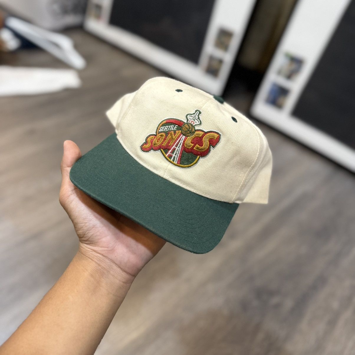 Vintage Seattle Sonics NBA 90's Size ONE SIZE - 1 Thumbnail