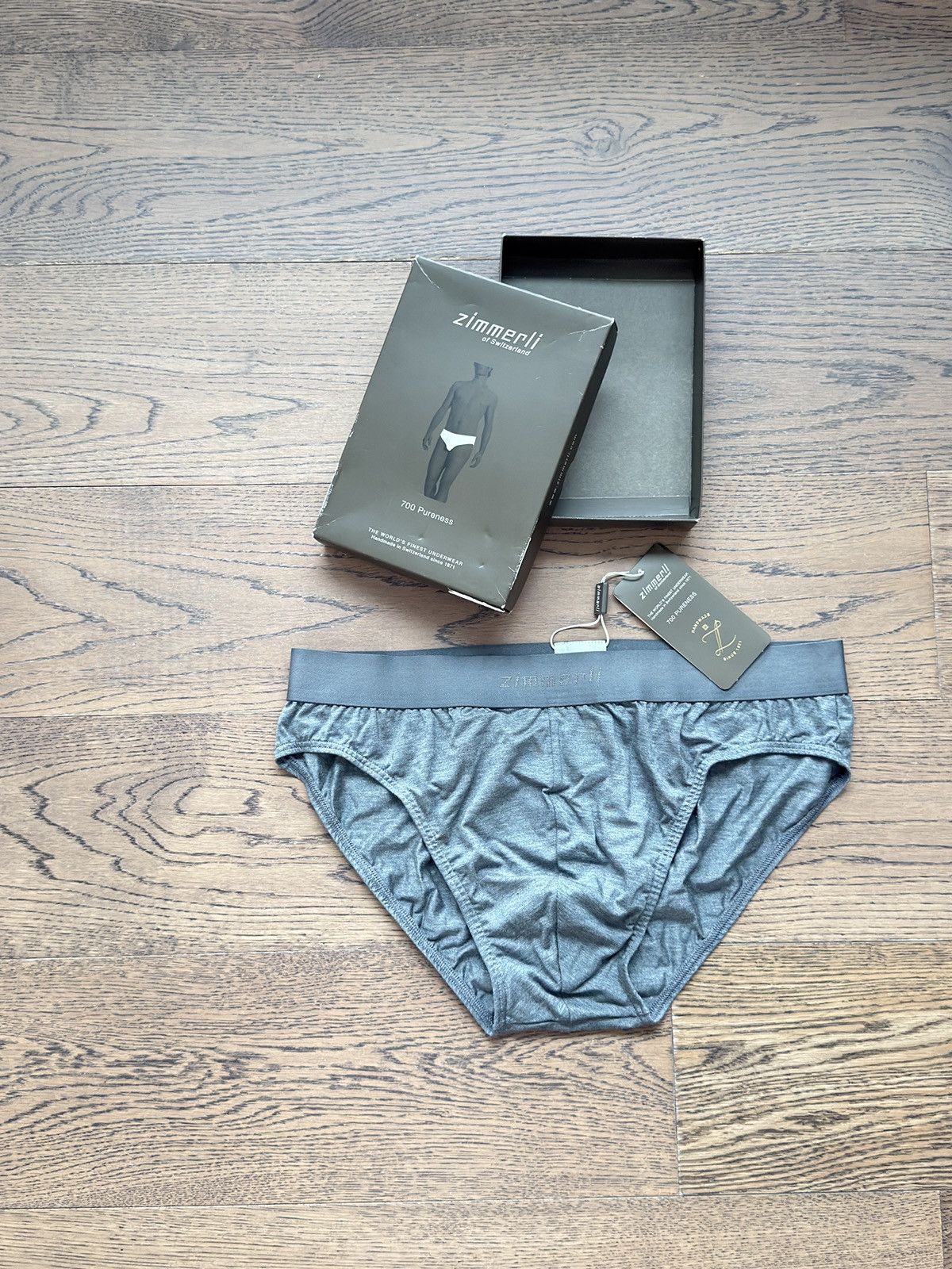 Zimmerli Zimmerli of Switzerland Handmade Pureness Brief Underwear Size 36 - 1 Thumbnail