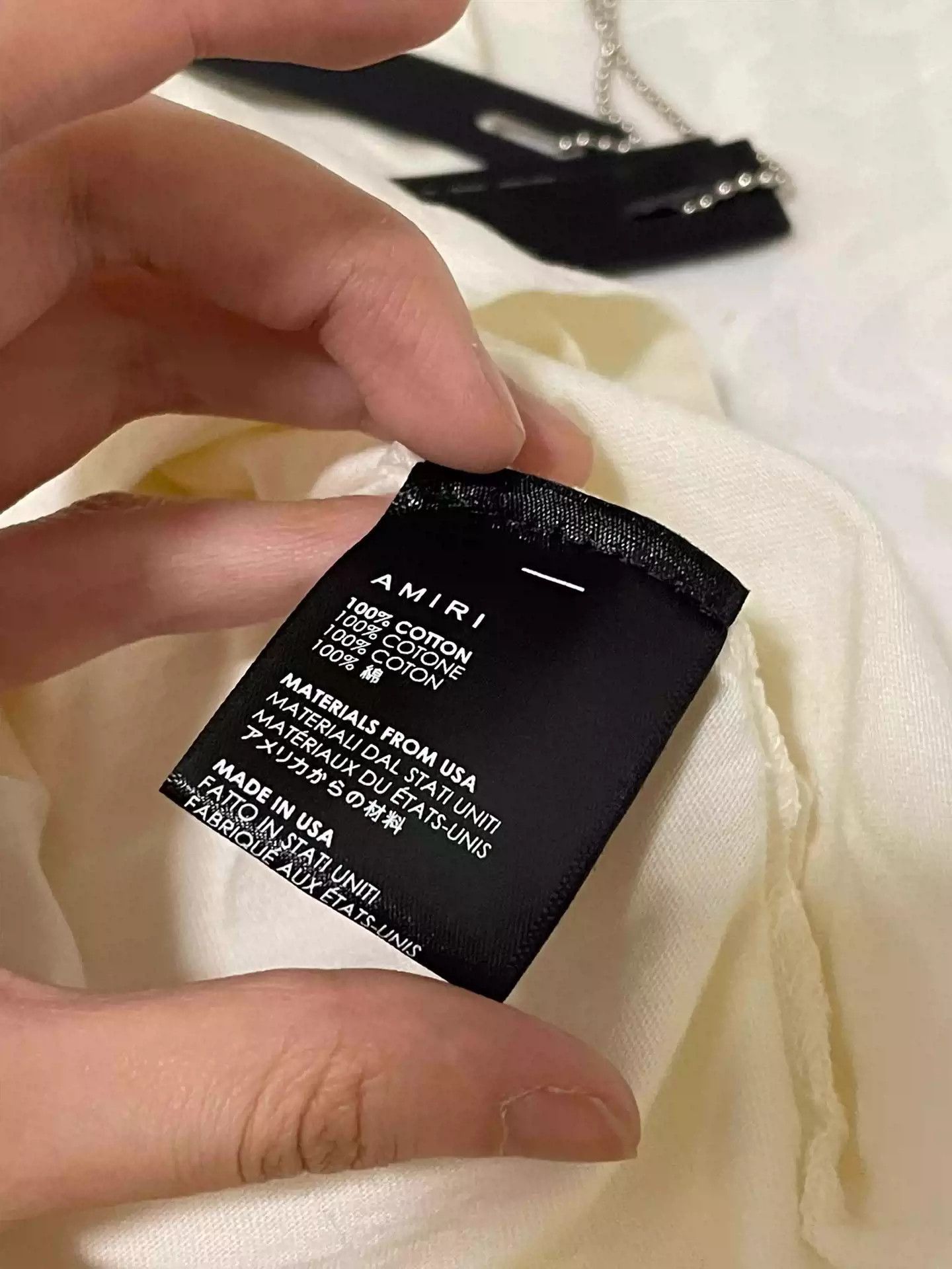 Amiri AMIRI Logo Tee-2506 Size US XS / EU 42 / 0 - 3 Thumbnail
