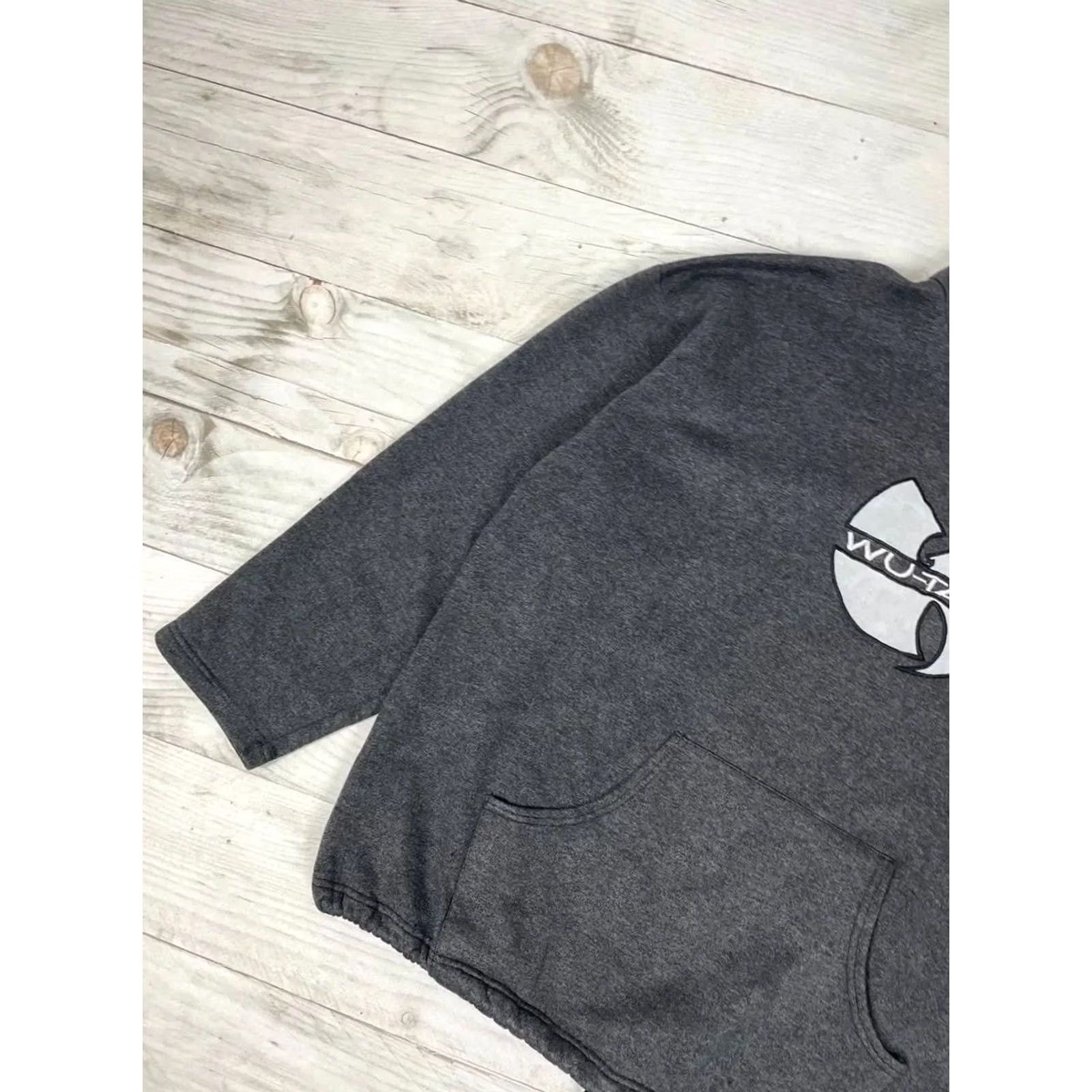 Vintage VINTAGE Wu Wear Wu Tang Clan Hoodie Men XL Gray 90s Pullover Hooded Sweatshirt Size US XL / EU 56 / 4 - 4 Thumbnail