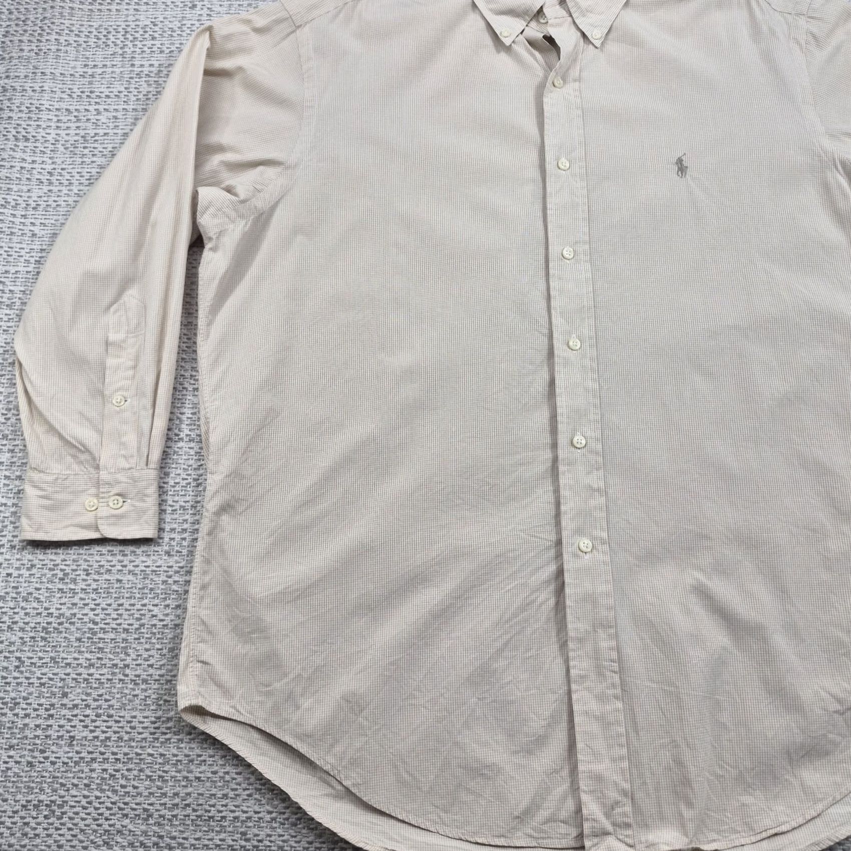 Ralph Lauren VINTAGE Ralph Lauren Dress Shirt Mens 16.5 32/33 Bieje Yarmouth Classic Fit Size 46R - 2 Thumbnail