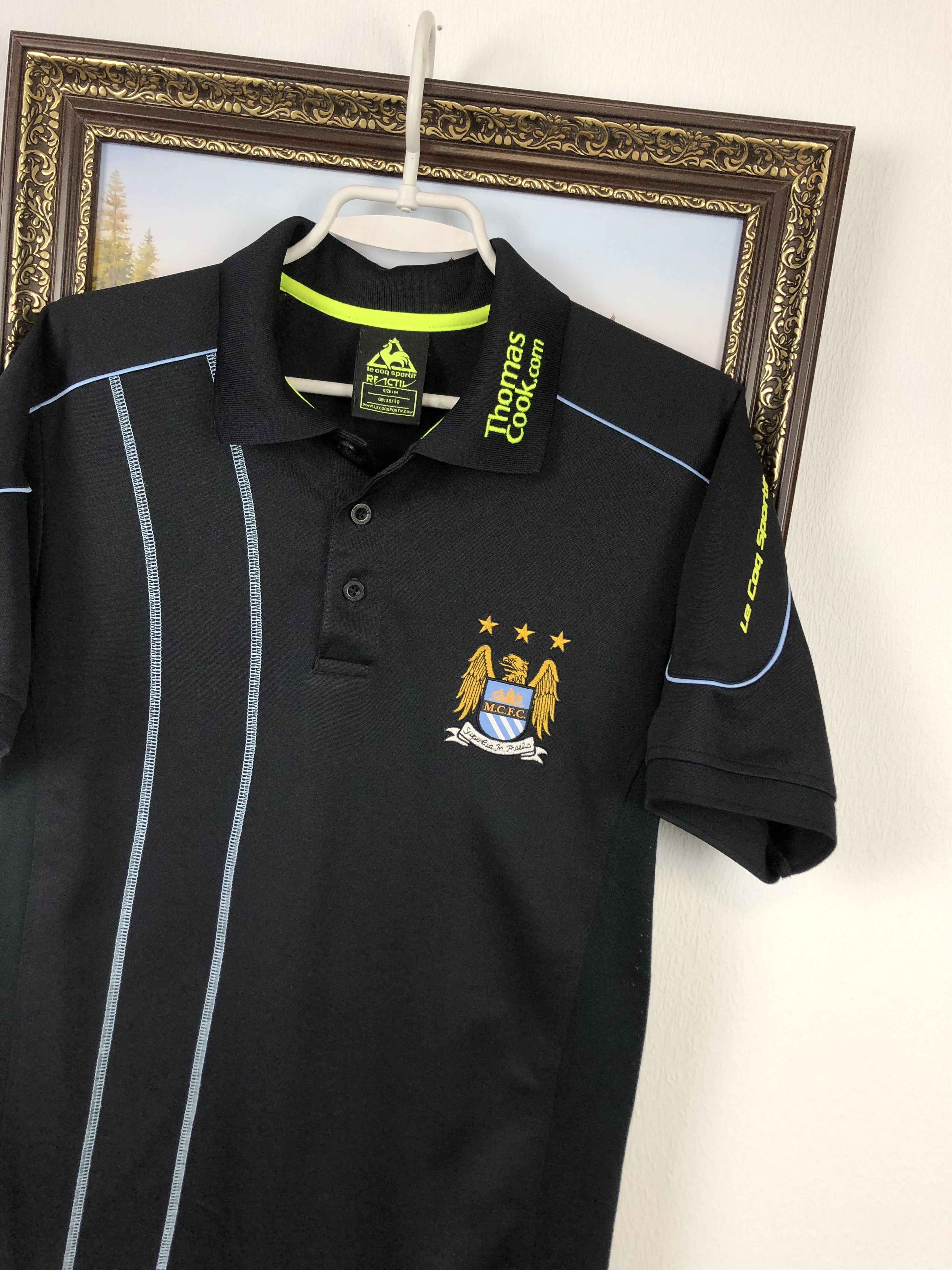 Vintage Vintage Manchester City Football Shirt Soccer Train Jersey Size US M / EU 48-50 / 2 - 5 Thumbnail