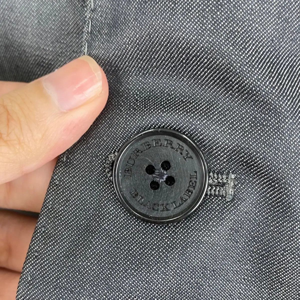 Burberry Vtg BURBERRY London BLACK LABEL Made In Japan Blazer 2 Size 38R - 6 Thumbnail