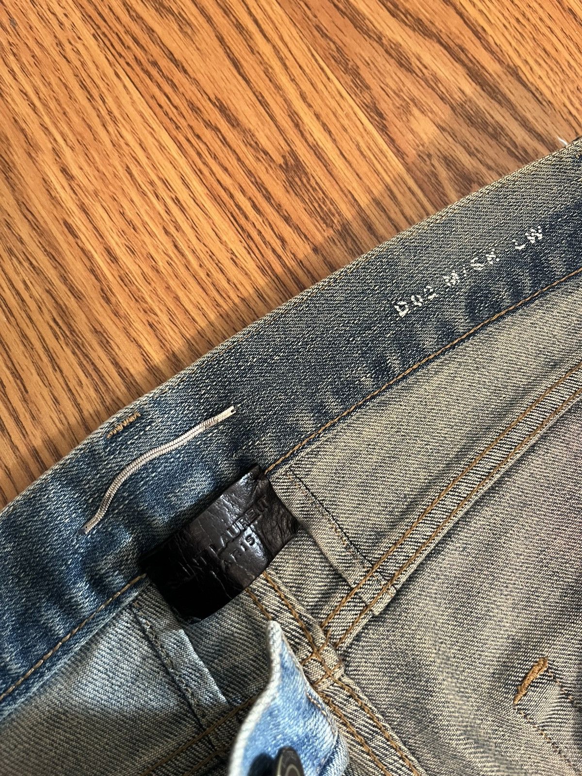 Saint Laurent Paris Saint Laurent D02 Distressed Denim Size US 31 - 3 Thumbnail