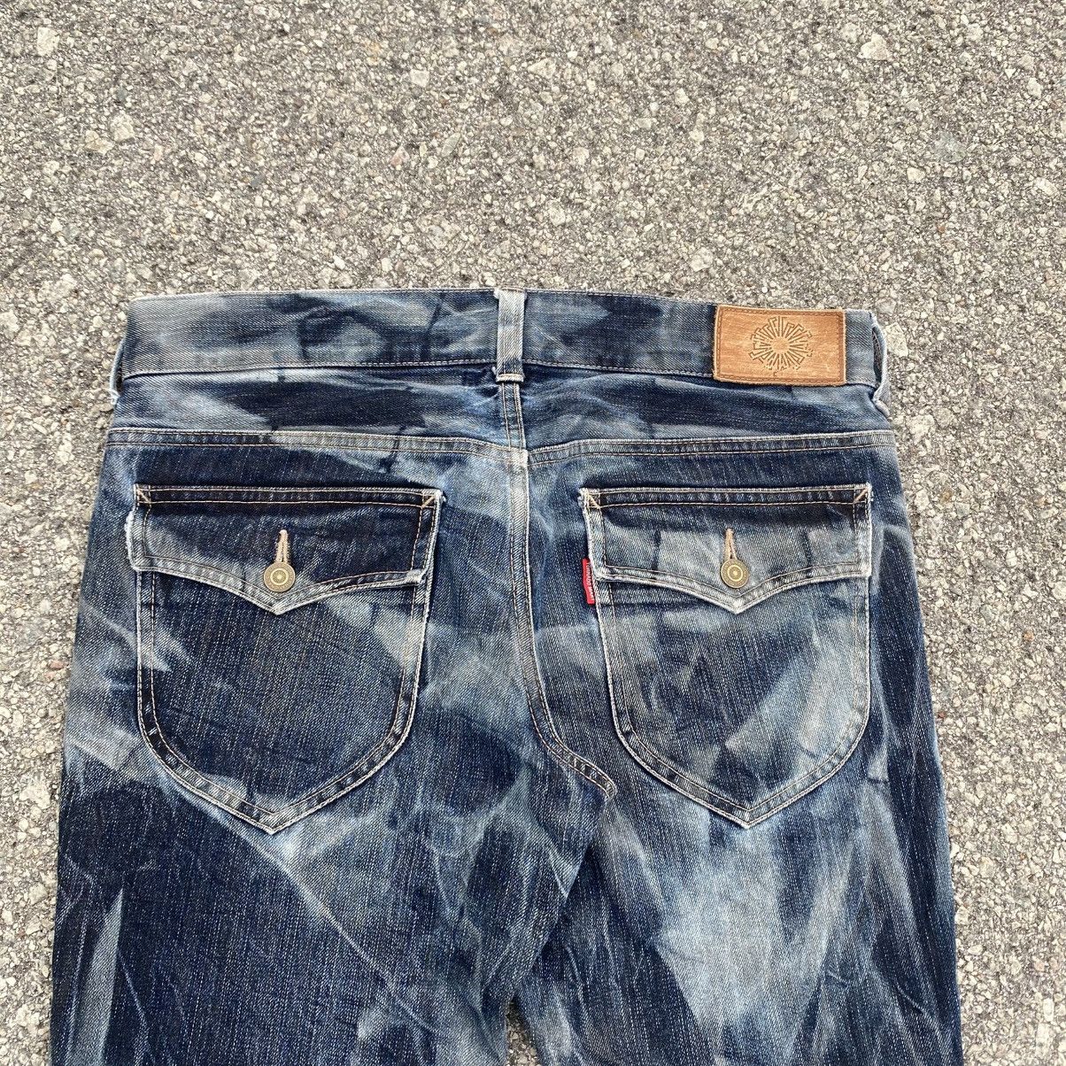 Tornado Mart Rare SAMPLE Tornado Mart Flare Diamond Cut Acid Wash Size US 33 - 6 Thumbnail