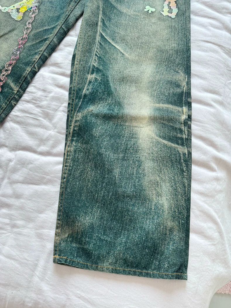 Acne Studios Acne Studios Blue distressed washed candy chain jeans Size US 28 / EU 44 - 4 Thumbnail