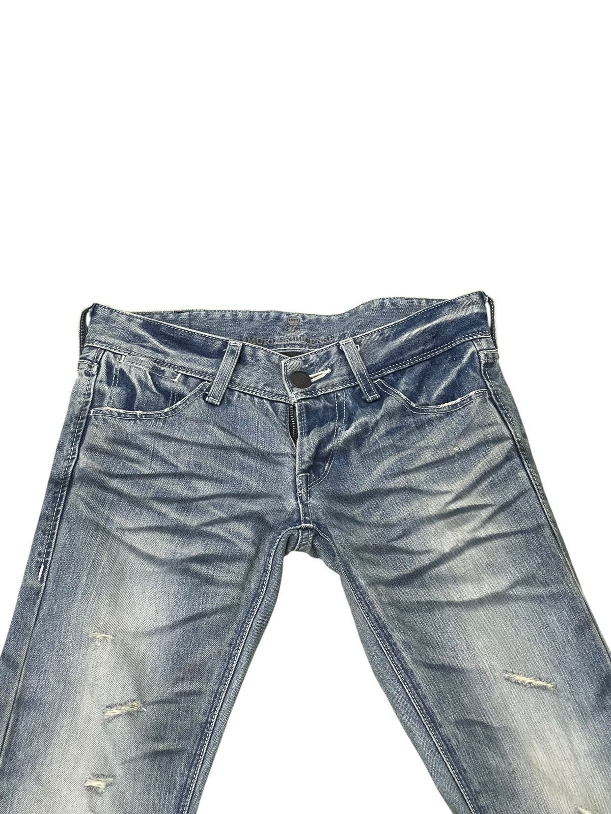 Japanese Brand Flare Jeans Murder License Honeycomb Loe Rise Boot Cut 1🟦6 Size US 28 / EU 44 - 8 Thumbnail