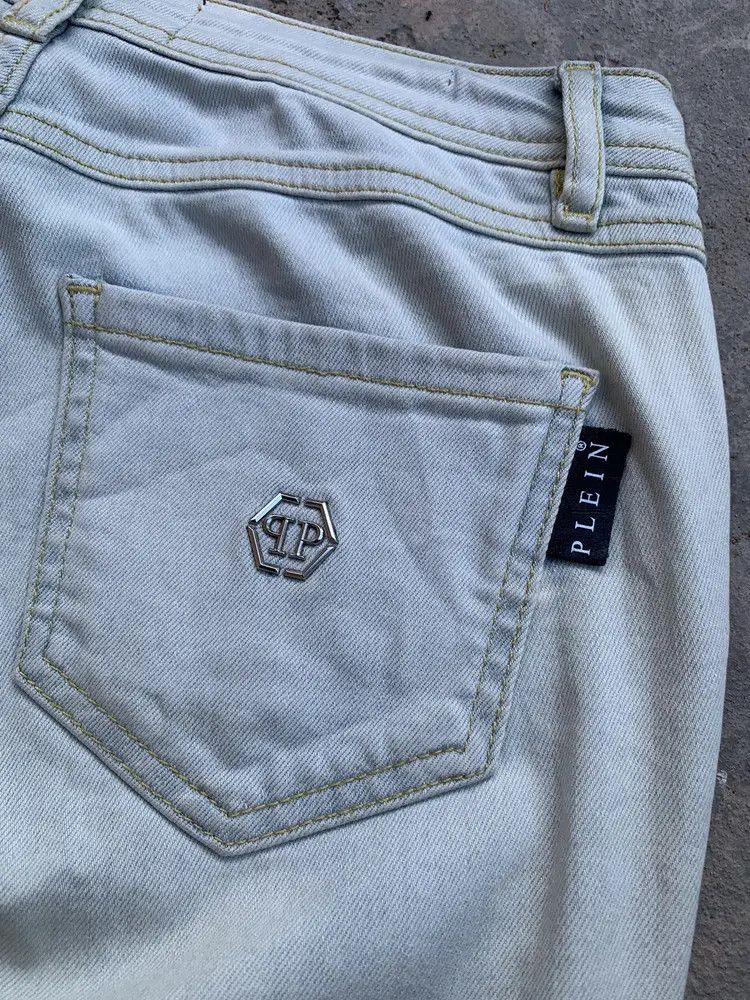 Philipp Plein Phillip Plein jegging biker denim jeans Size 27" / US 4 / IT 40 - 11 Thumbnail
