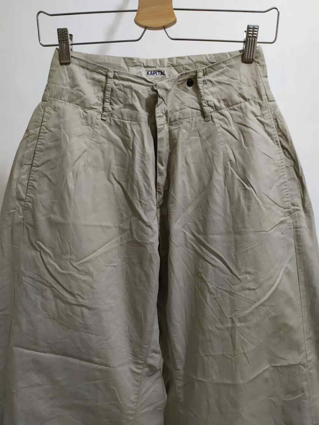 Kapital Kapital Pants Trouser Rare Design Hakama Japanese Pants Size 26" / US 2 / IT 38 - 2 Thumbnail