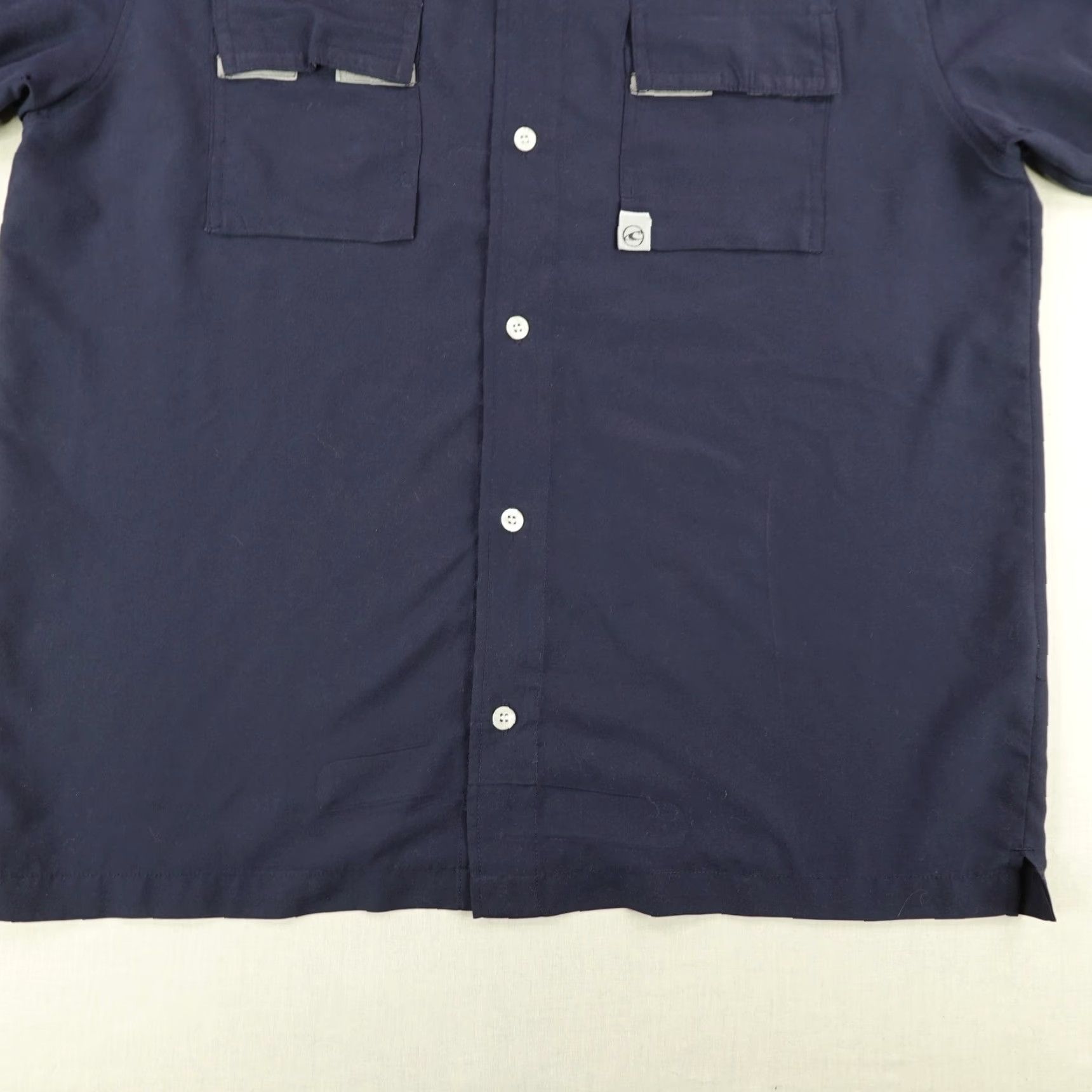O'Neill VINTAGE O'Neill Shirt Mens Medium Blue Button-Up Short Sleeve Collared Beachy Lightweight 90s/2000s Mens Size US M / EU 48-50 / 2 - 4 Thumbnail