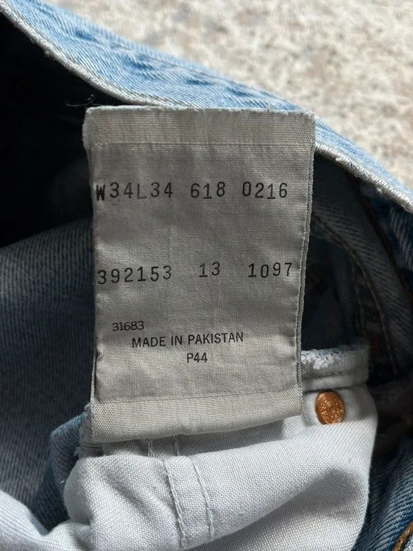 Levi's Levi's 618 Light Blue Vintage 1997 Sz W 34 L 34 Size US 34 / EU 50 - 4 Thumbnail