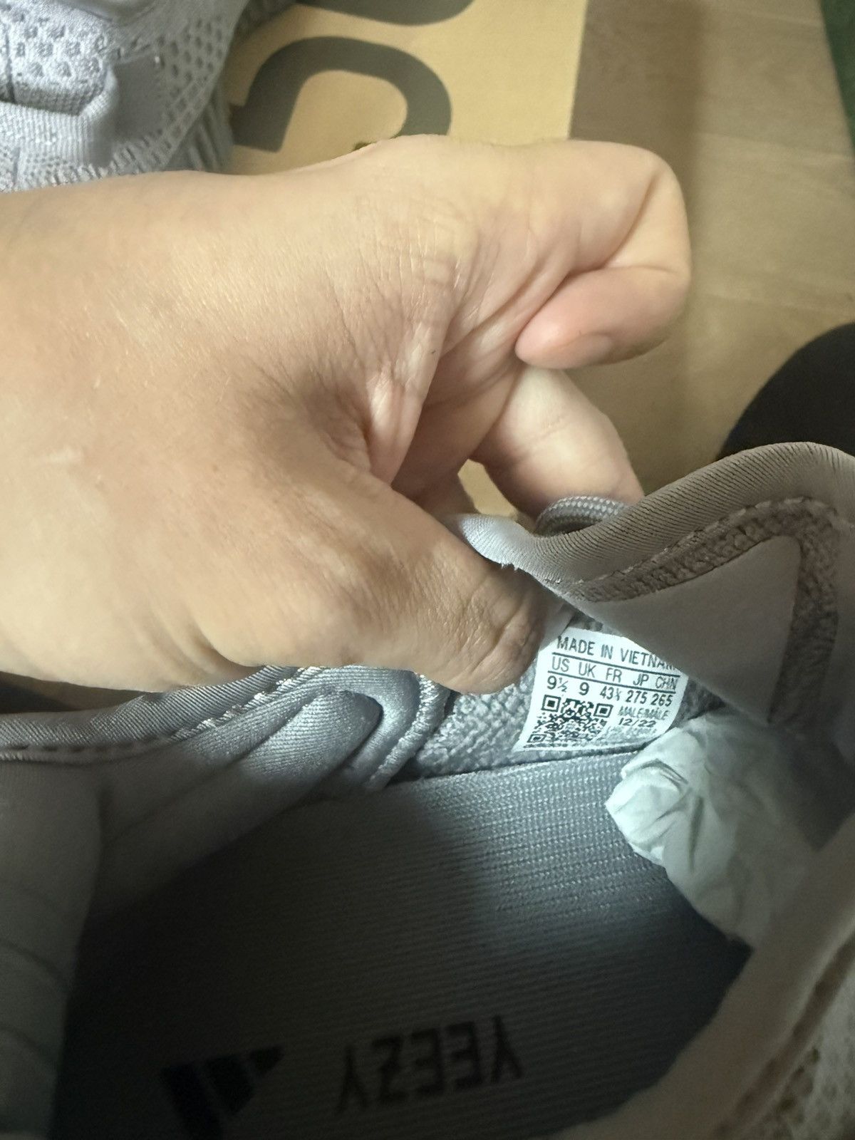 Yeezy Adidas Yeezy Boost 350 V2 Steel Gray Men’s Size 9.5 New Size US 9.5 / EU 42-43 - 8 Thumbnail