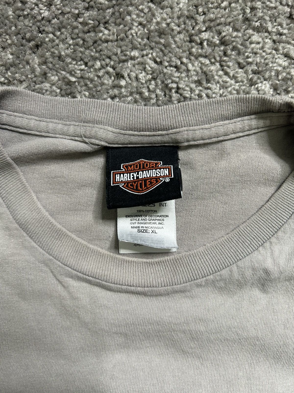 Harley Davidson Vintage Y2K Harley Long Sleeve Tee Utah Dated 2017 Size US XL / EU 56 / 4 - 7 Thumbnail