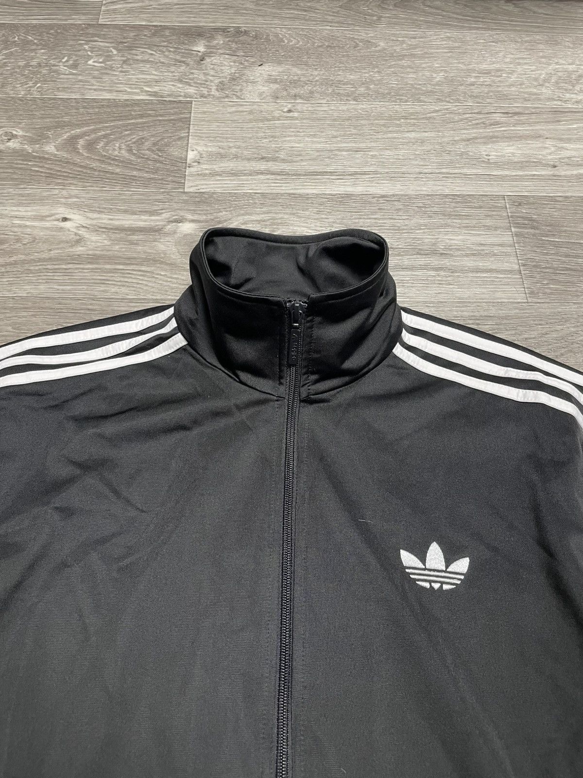 Adidas Adidas Fire Bird 3-Stripe Black Track Jacket Y2K Size US M / EU 48-50 / 2 - 15 Thumbnail