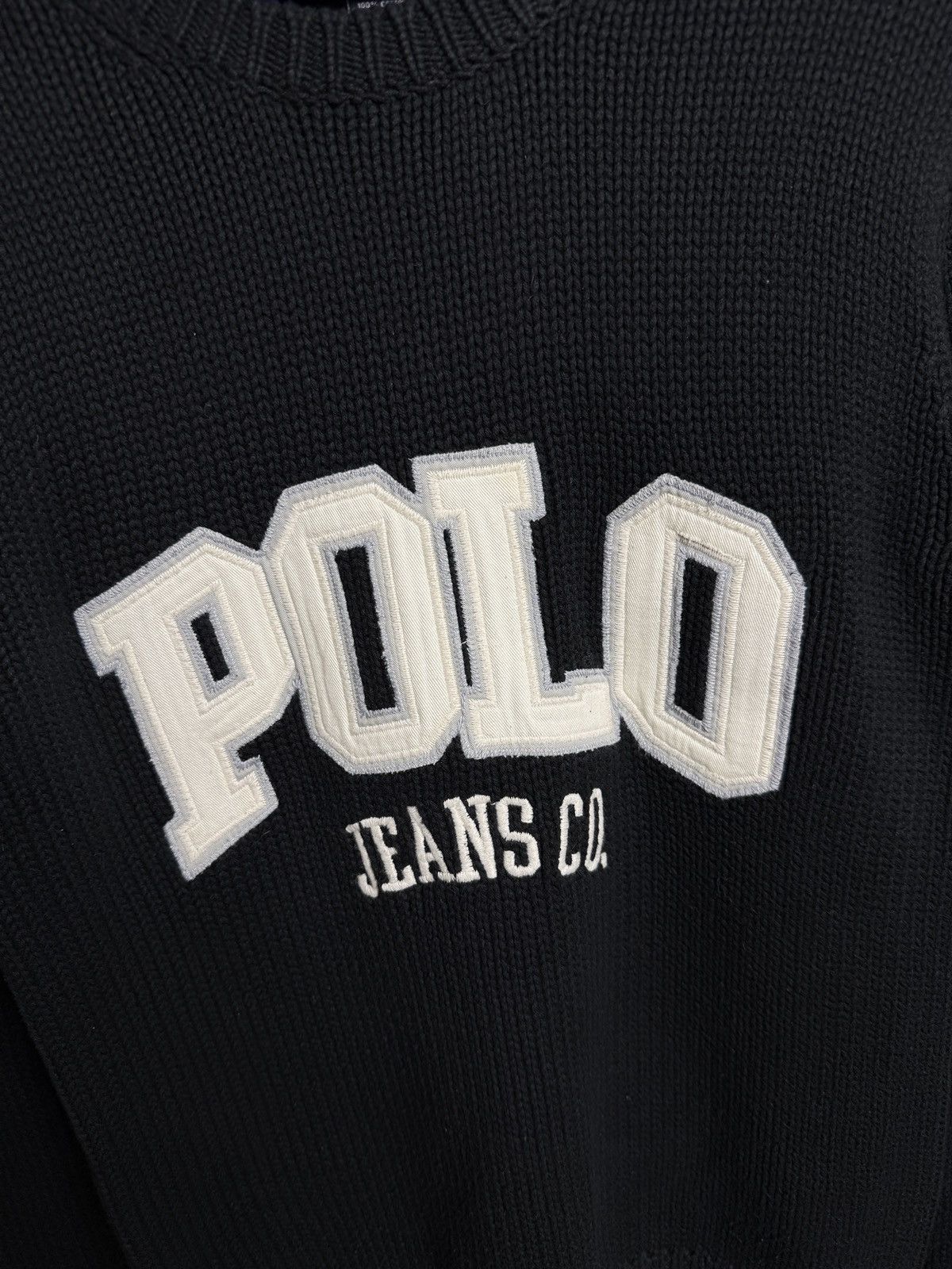 Polo Ralph Lauren × Vintage Vintage Polo Jeans Co. Ralph Lauren US Big logo Knit Sweater Size US S / EU 44-46 / 1 - 4 Thumbnail