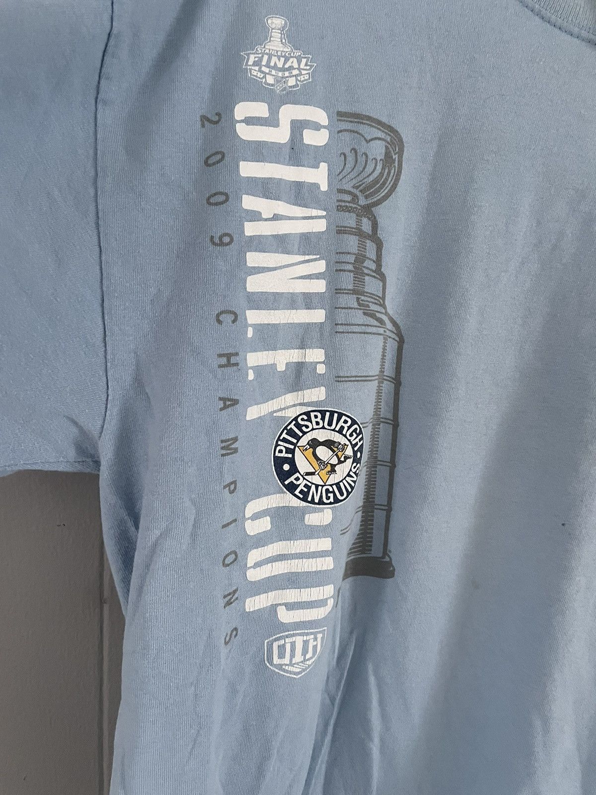 Vintage 2009 Pittsburgh Penguins Stanley Cup Champs Shirt Size US S / EU 44-46 / 1 - 2 Thumbnail