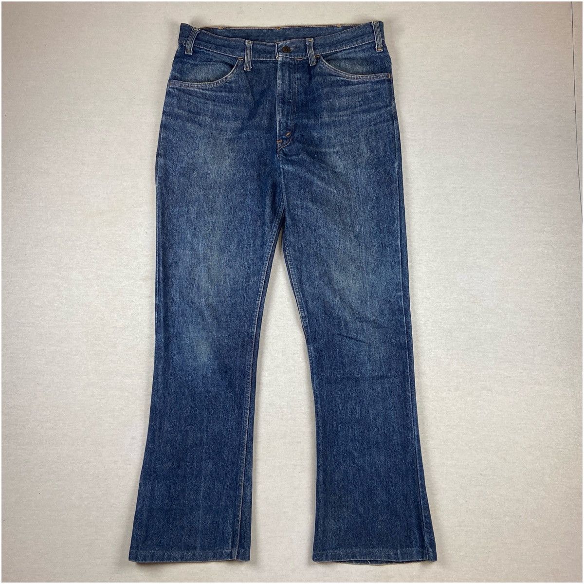 Levi's 1970–71 Levi’s 646 Jeans Big E Orange – Made in USA Size US 34 / EU 50 - 1 Thumbnail