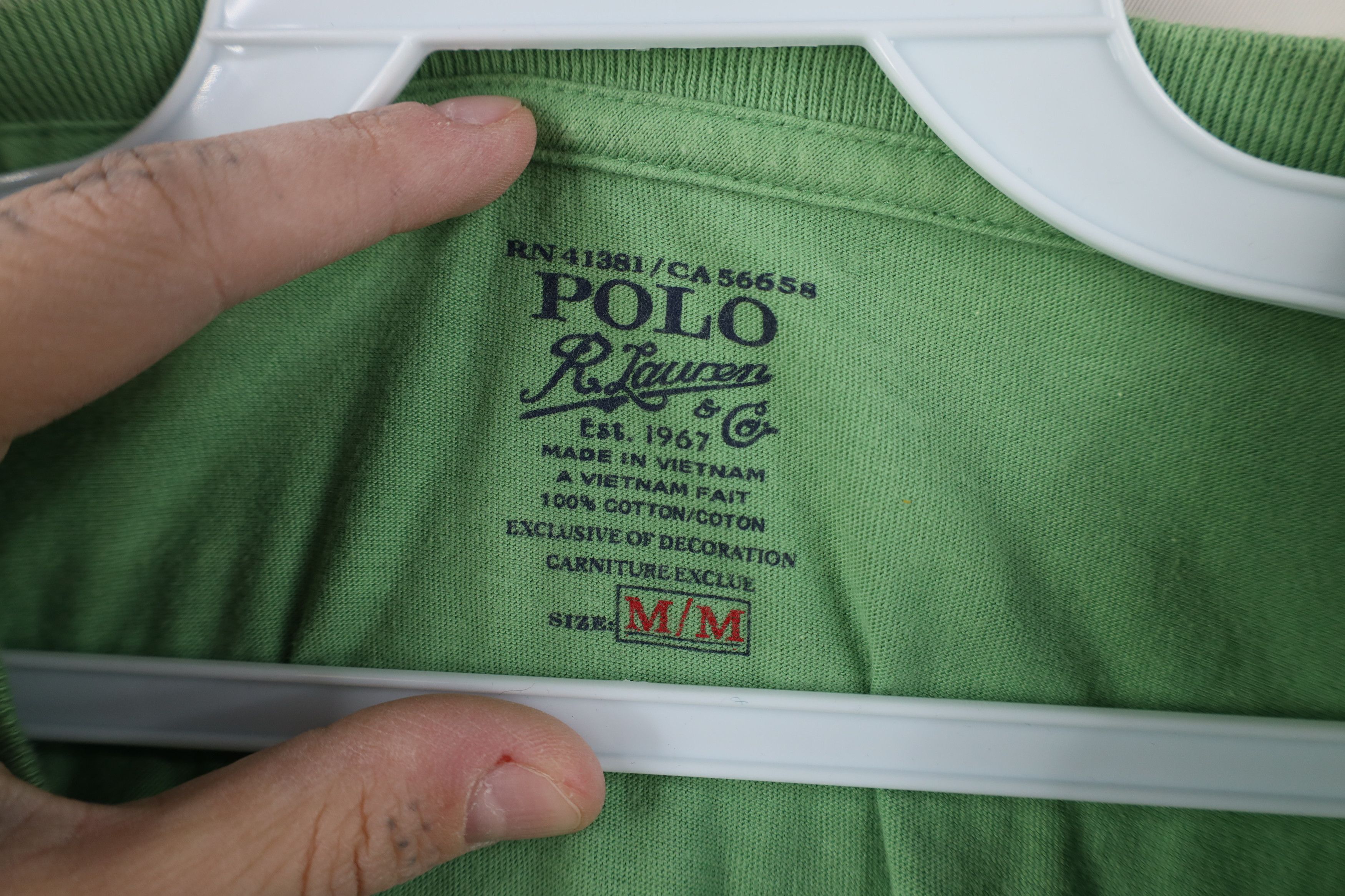 Ralph Lauren Vintage Y2K Ralph Lauren V-Neck Short Sleeve T-Shirt Size US M / EU 48-50 / 2 - 9 Thumbnail