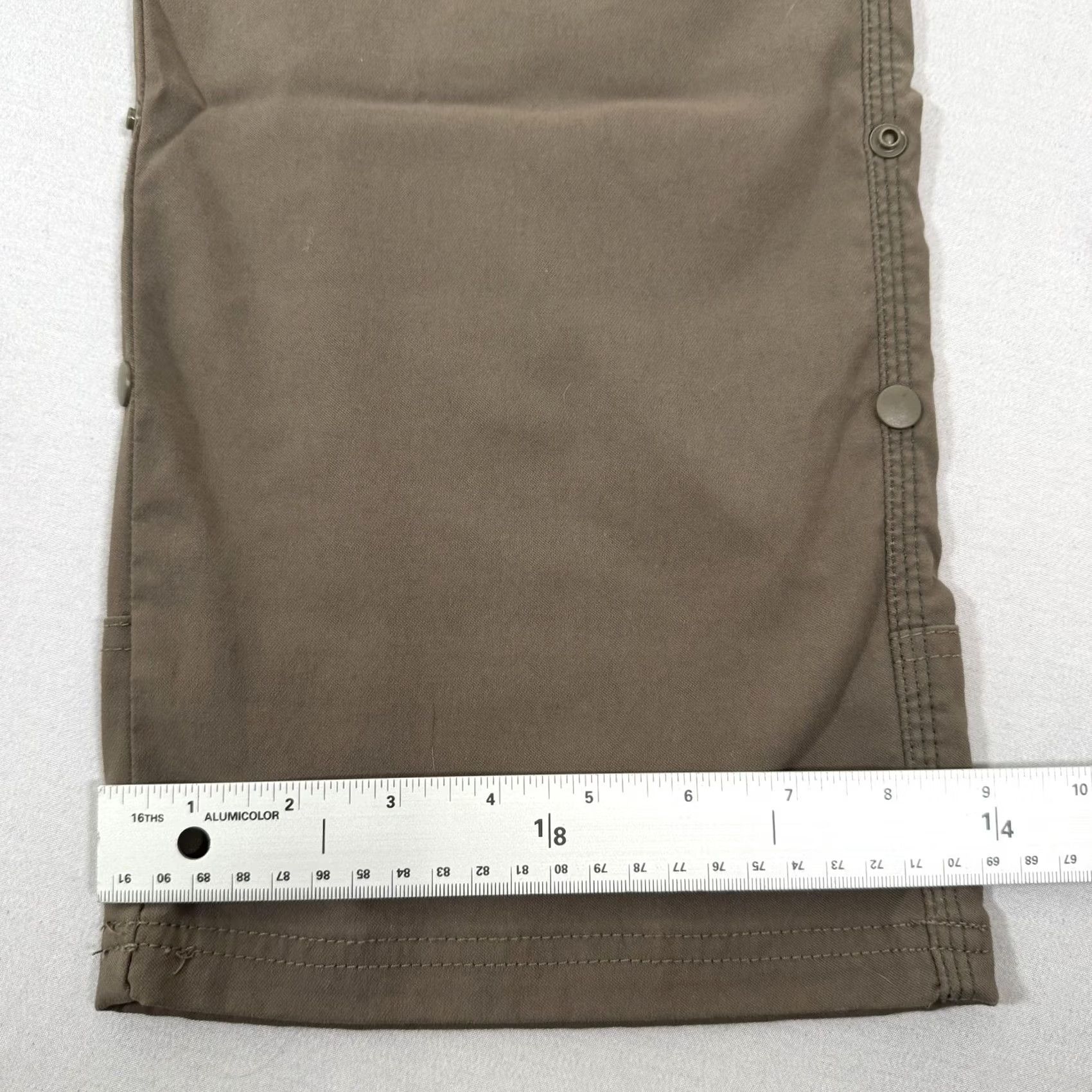 Prana prAna Pants Mens 34x30 Brown Stretch Zion Belted Cargo Lightweight Nylon Hike Size US 34 / EU 50 - 7 Thumbnail
