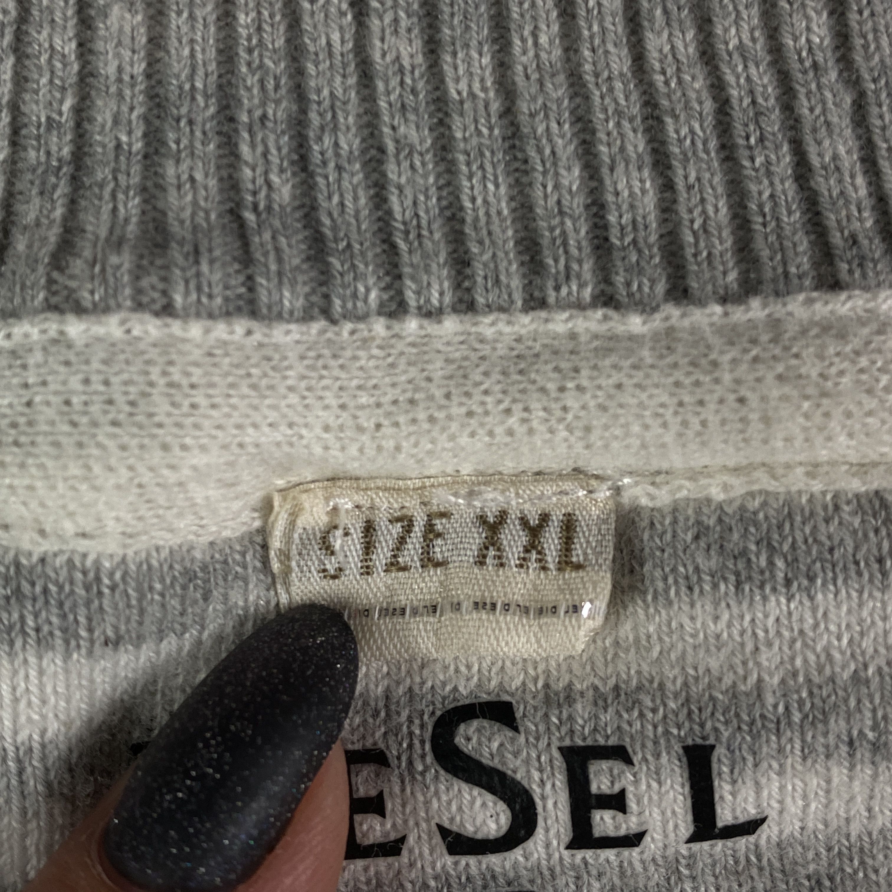 Diesel Mens Long Sleeve Jumper Diesel Size XXL/2XL Size US XXL / EU 58 / 5 - 6 Thumbnail