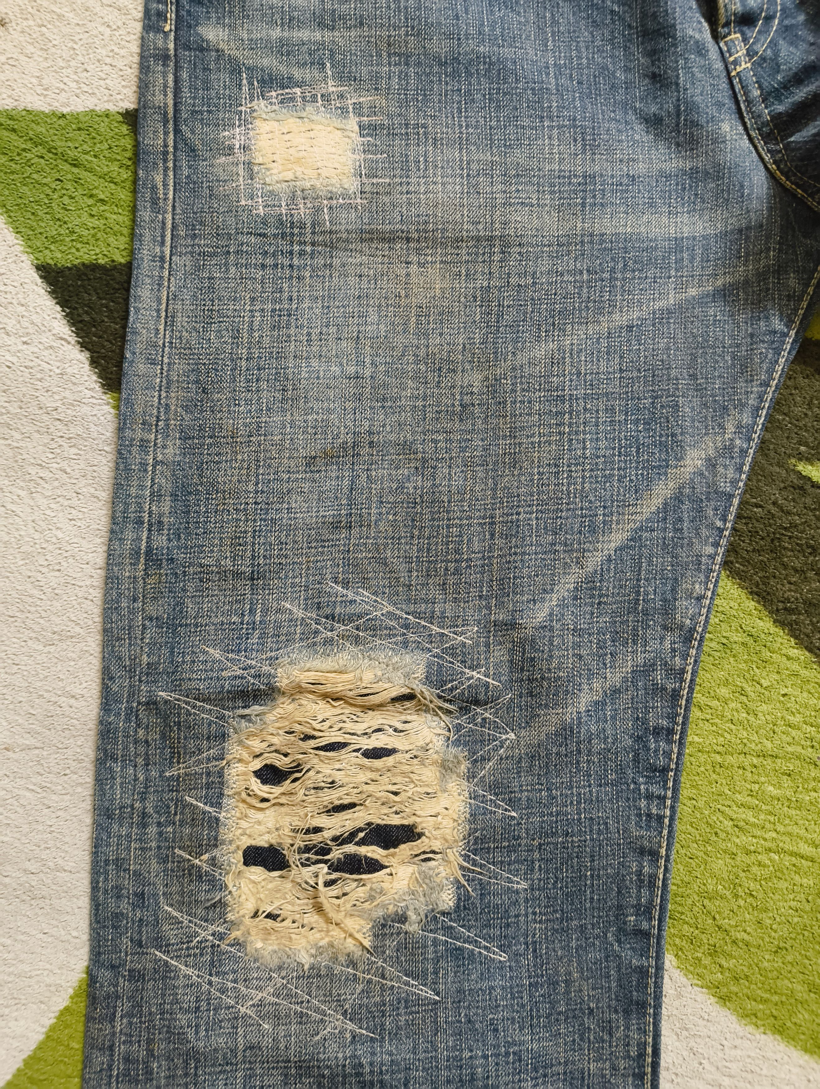 Japanese Brand VINTAGE GLAMB JAPAN DENIM DISTRESSED JEANS Size US 34 / EU 50 - 13 Thumbnail