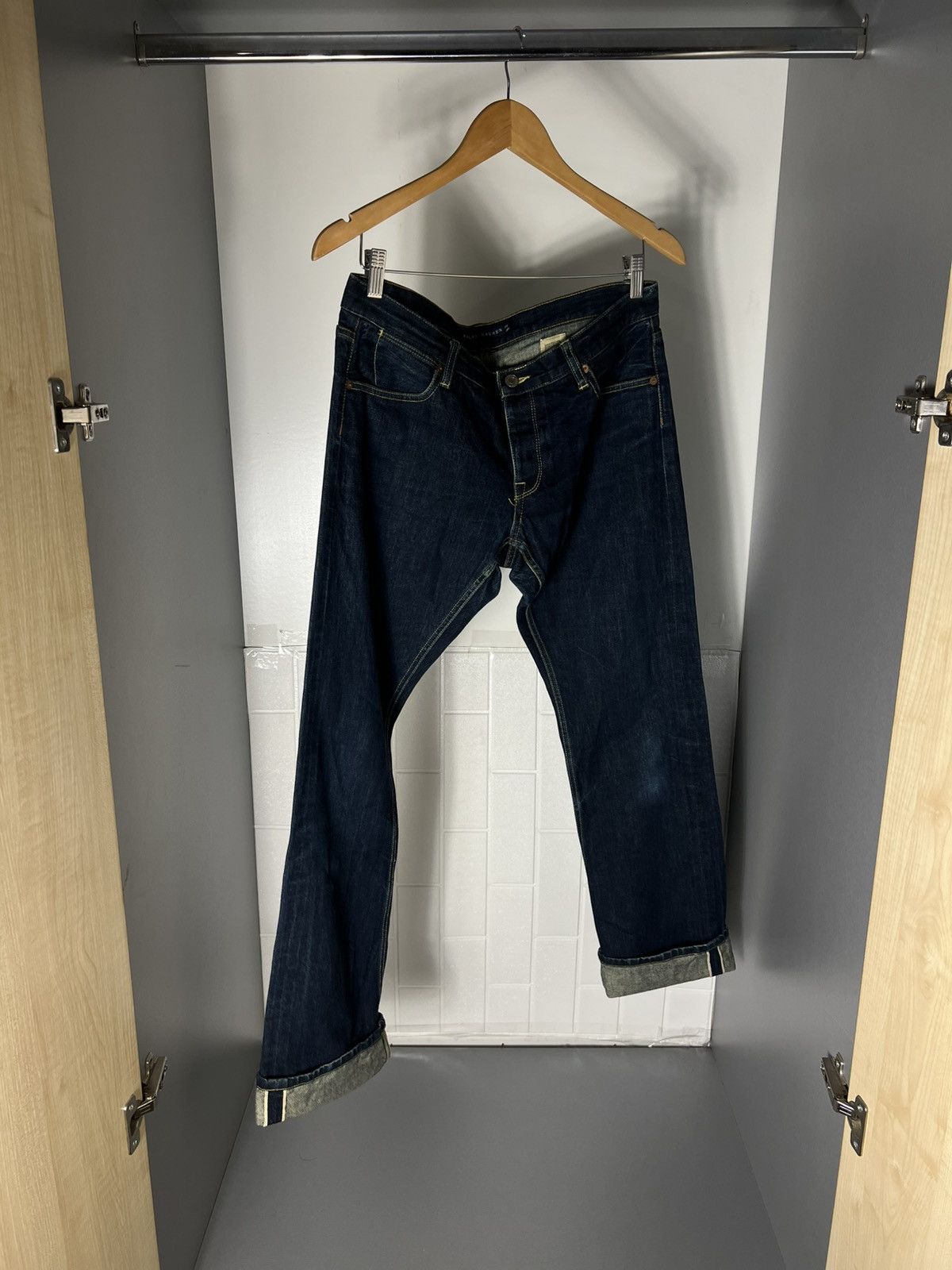 Polo Ralph Lauren VINTAGE POLO RALPH LAUREN DENIM SELVEDGE JAPAN JEANS RETRO CASUAL DESIGNER Y2K 90s Size US 31 - 4 Thumbnail