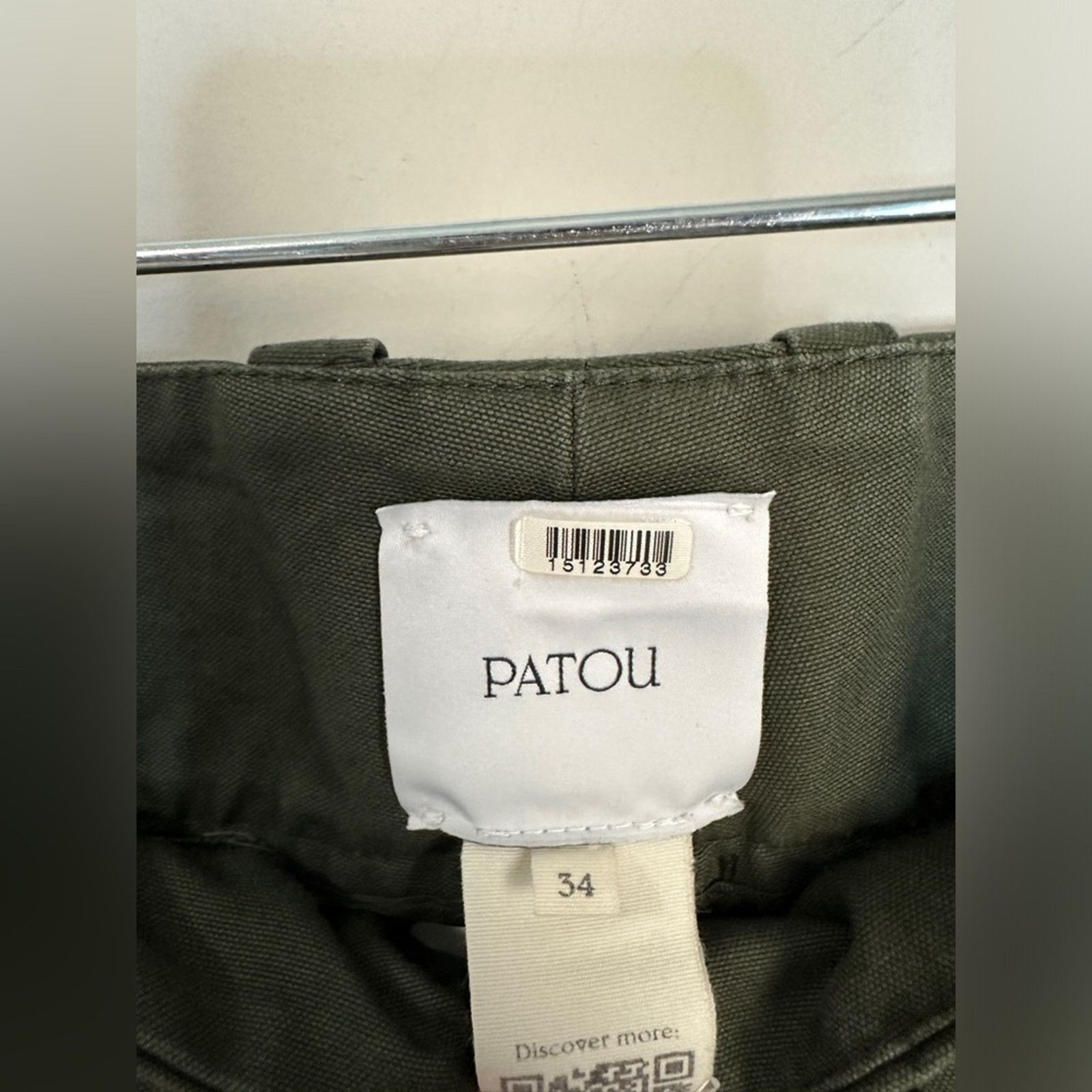 Patou Patou Pants Green Size 2 (French 34) Army Green Olive Flare Size 26" / US 2 / IT 38 - 8 Thumbnail