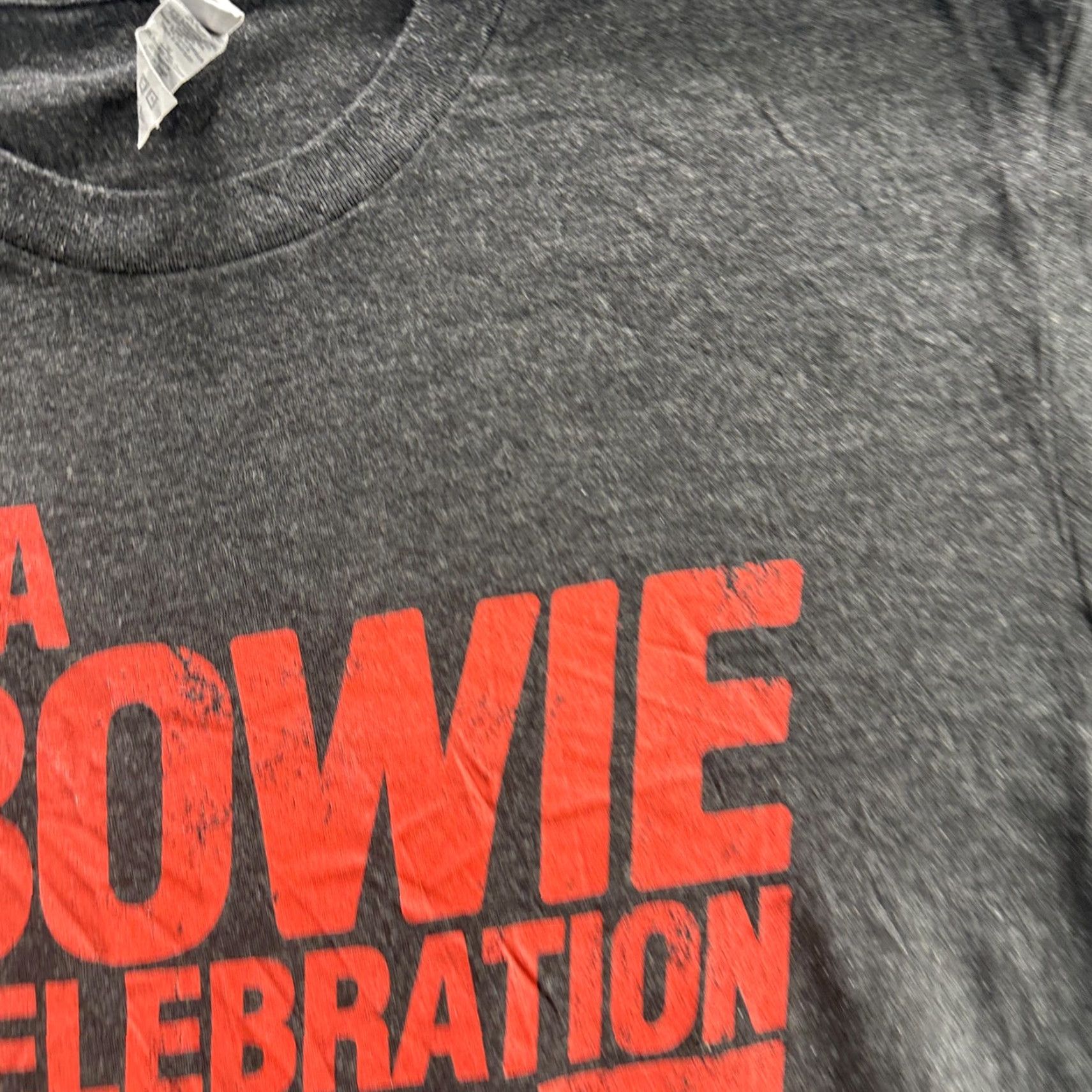 Next Level A Bowie Celebration Shirt Mens Medium Black Next Level Band Concert Tee Music Shirt Size US M / EU 48-50 / 2 - 6 Thumbnail