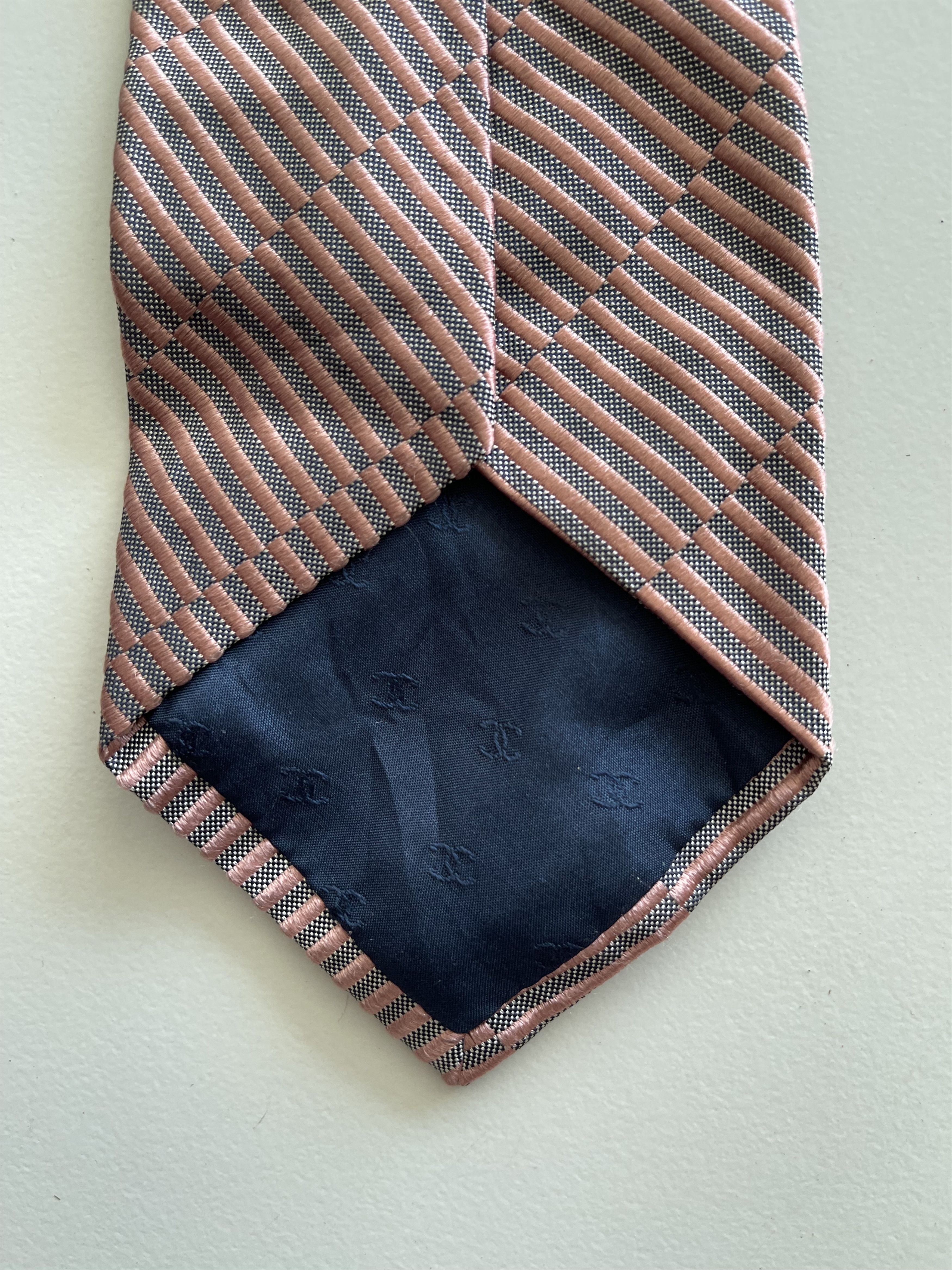 Chanel × Vintage Vintage Chanel Silk Necktie Size ONE SIZE - 4 Thumbnail