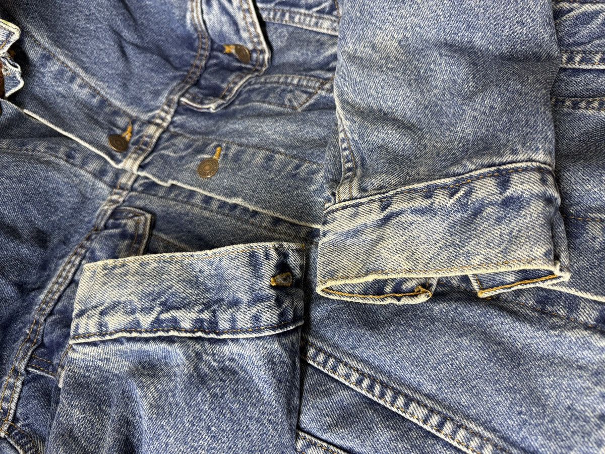 Levi's Vintage 1989 Levi's Denim Jacket Flennel Lined made in USA Size US S / EU 44-46 / 1 - 9 Thumbnail