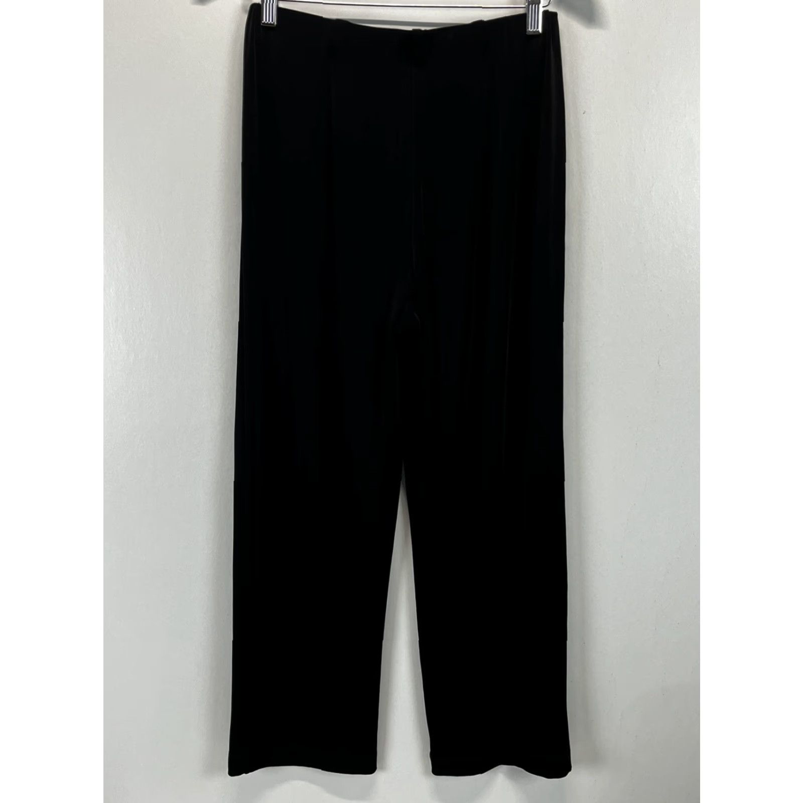 Vintage Chico's Travelers Slinky Pants Sz 1 Black Pull On Elastic Waist Ankle Women Regular Vintage No Size 25" / US 0 / IT 36 - 4 Thumbnail